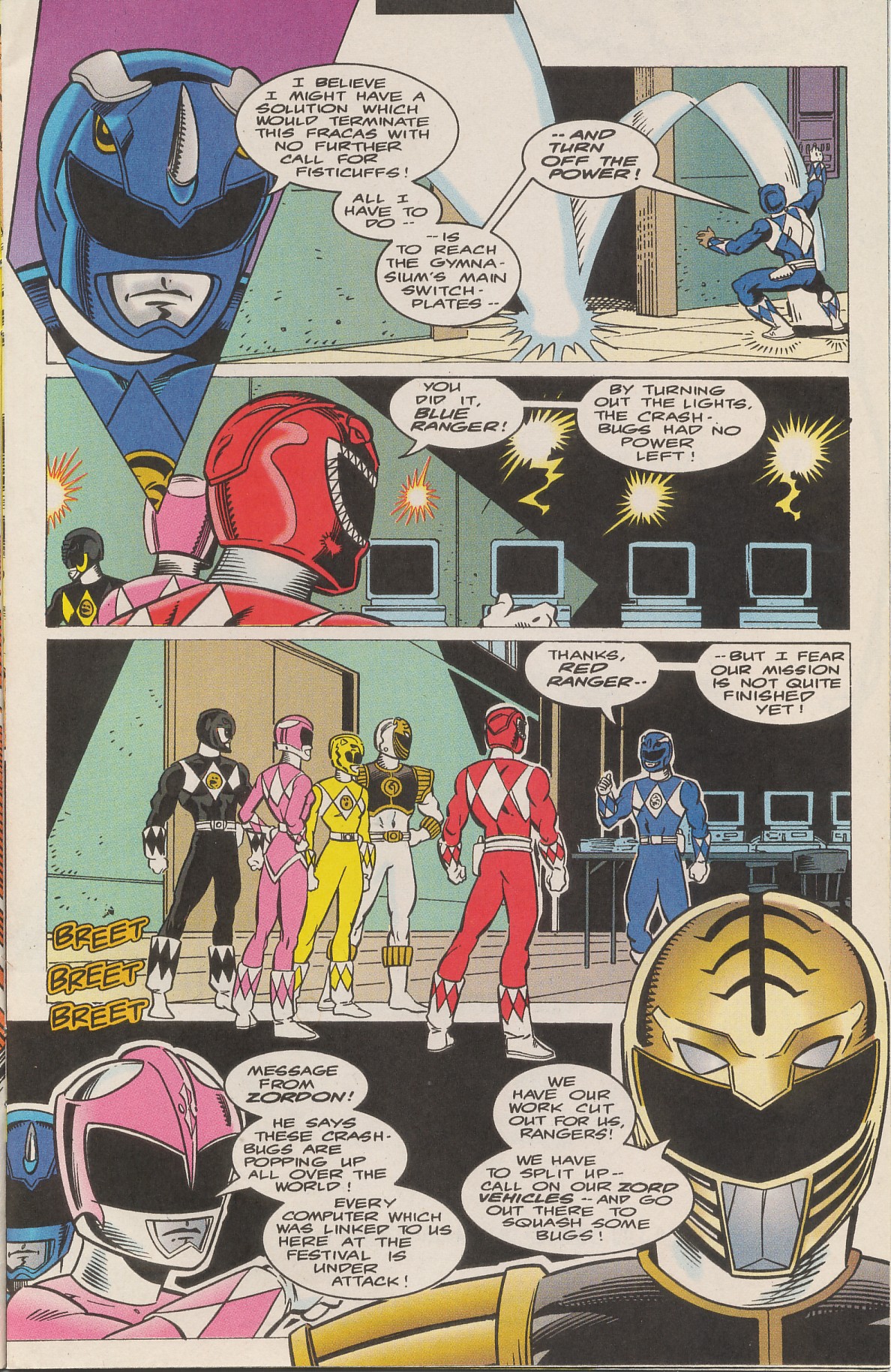 Read online Saban's Mighty Morphin' Power Rangers comic -  Issue #1 - 9