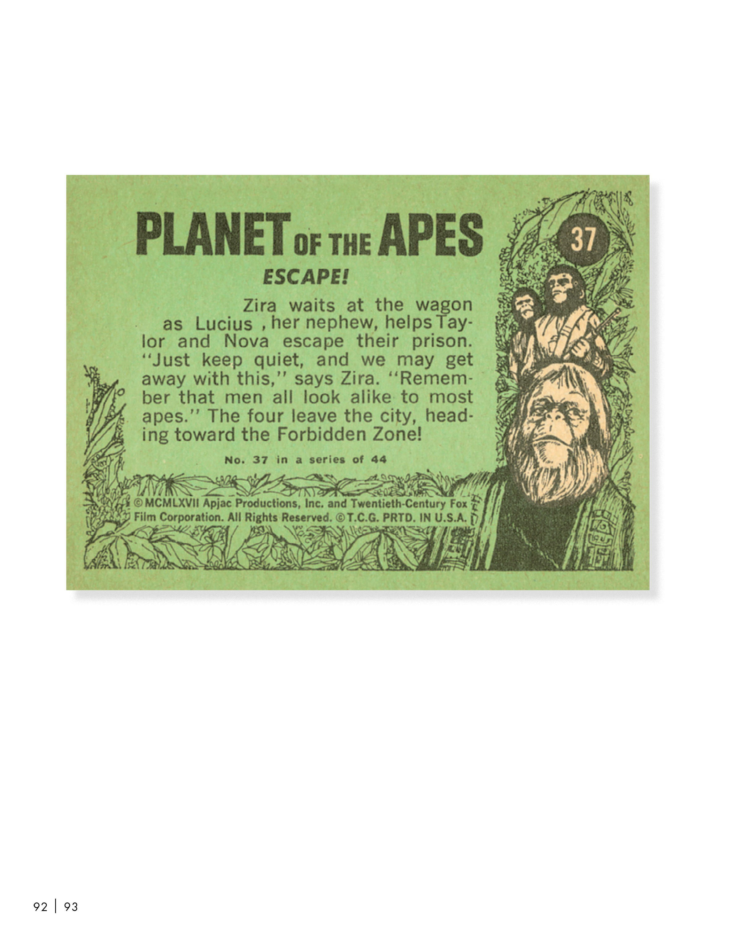 Read online Planet of the Apes: The Original Topps Trading Card Series comic -  Issue # TPB (Part 1) - 97