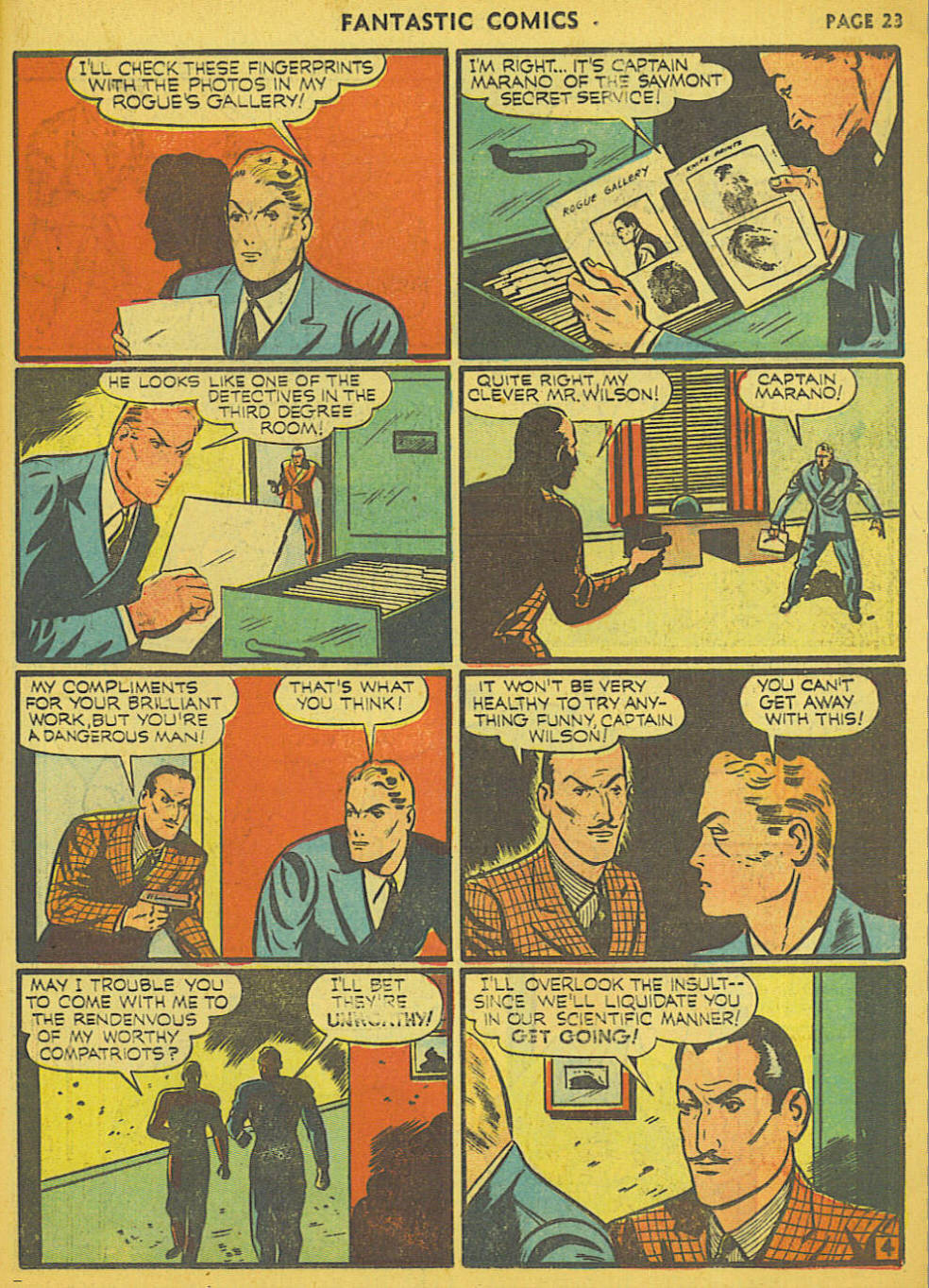 Read online Fantastic Comics comic -  Issue #15 - 17