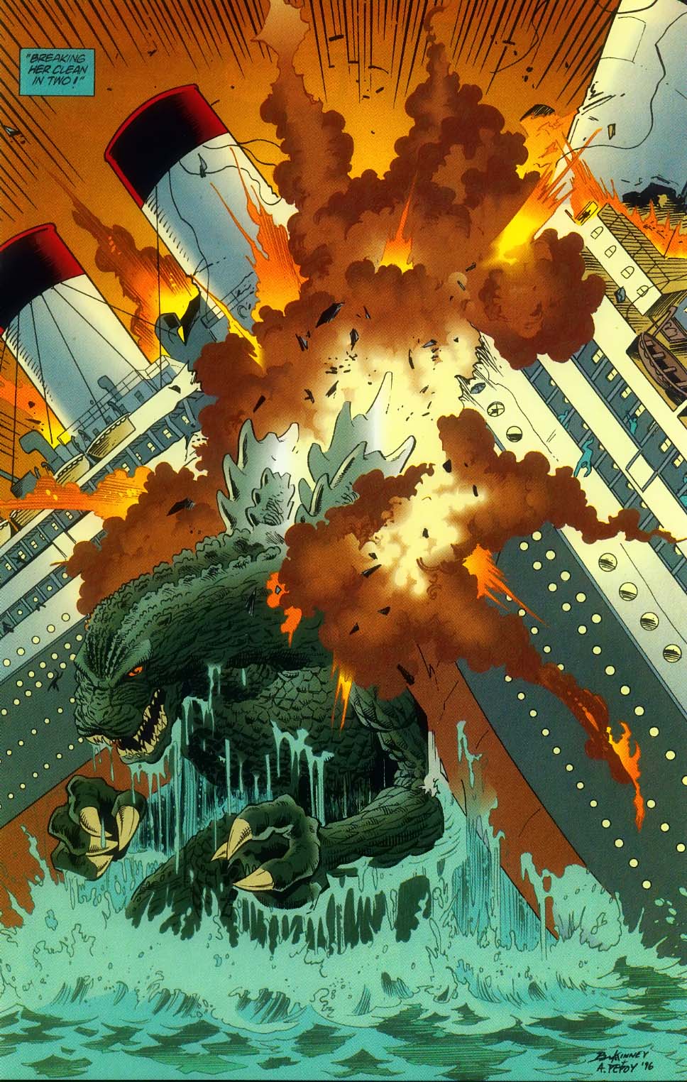 Read online Godzilla (1995) comic -  Issue #11 - 10