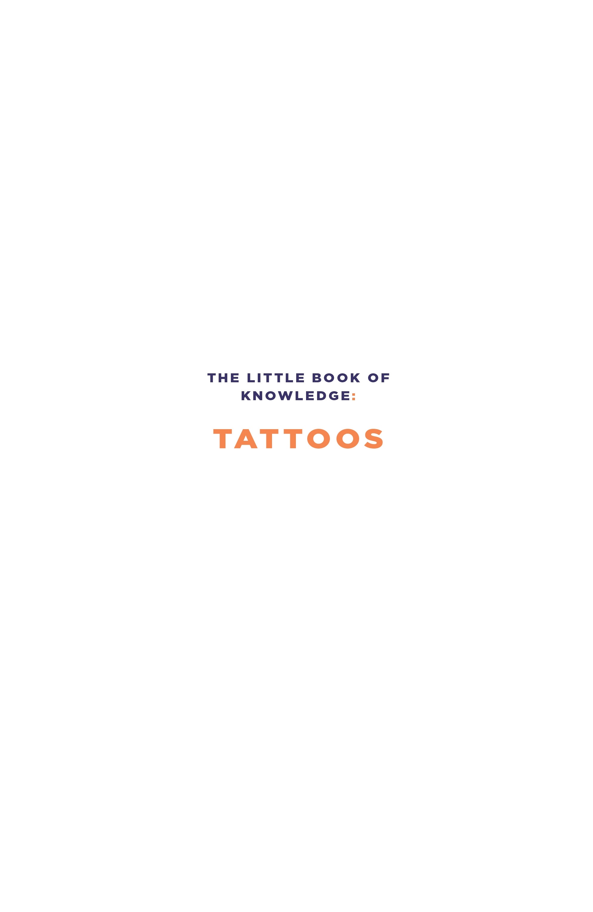 Read online The Little Book of Knowledge: Tattoos comic -  Issue # TPB - 3