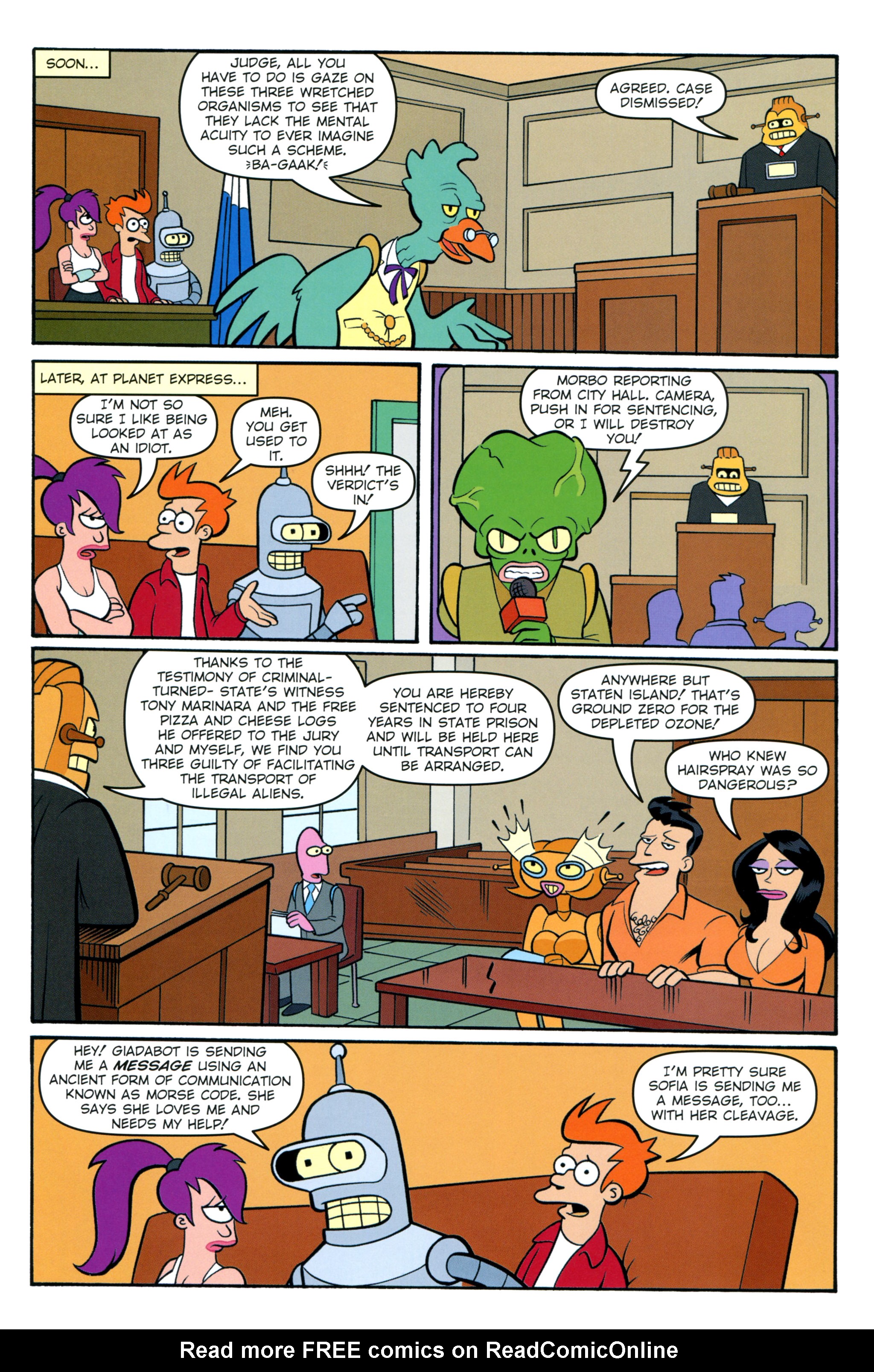 Read online Futurama Comics comic -  Issue #71 - 17