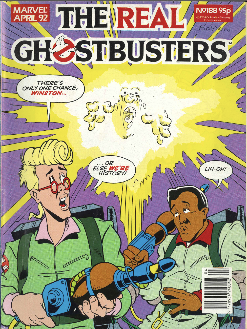 Read online The Real Ghostbusters comic -  Issue #188 - 1