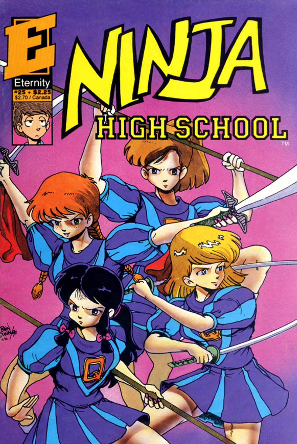 Read online Ninja High School (1986) comic -  Issue #25 - 1