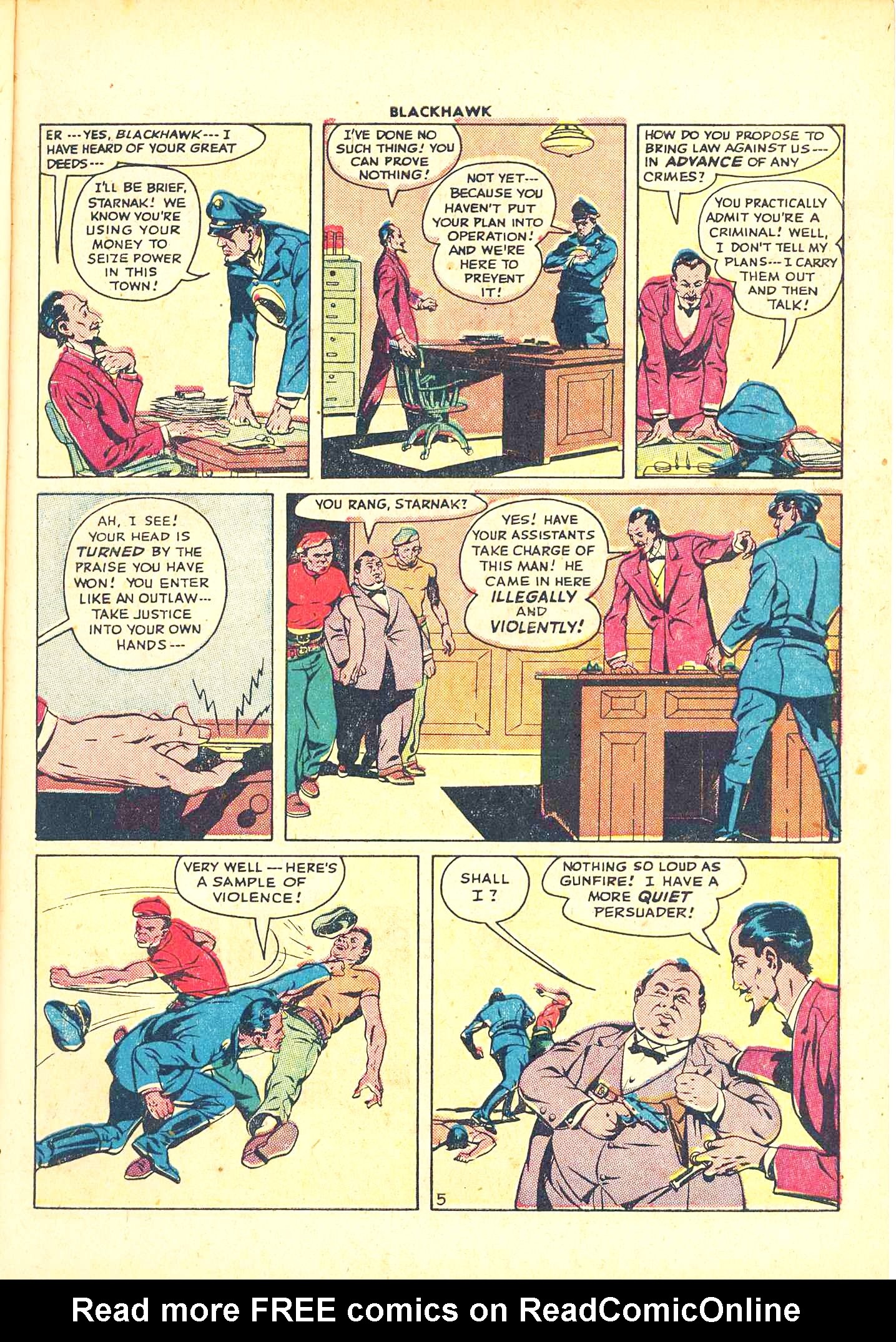 Read online Blackhawk (1957) comic -  Issue #11 - 7