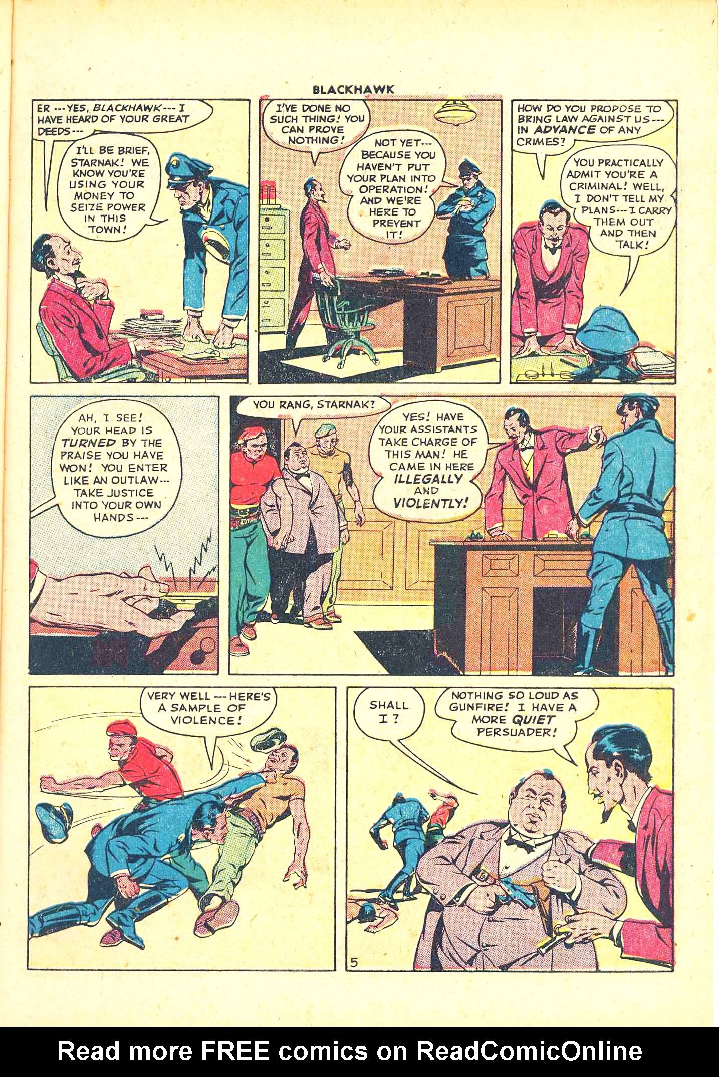 Read online Blackhawk (1957) comic -  Issue #11 - 7