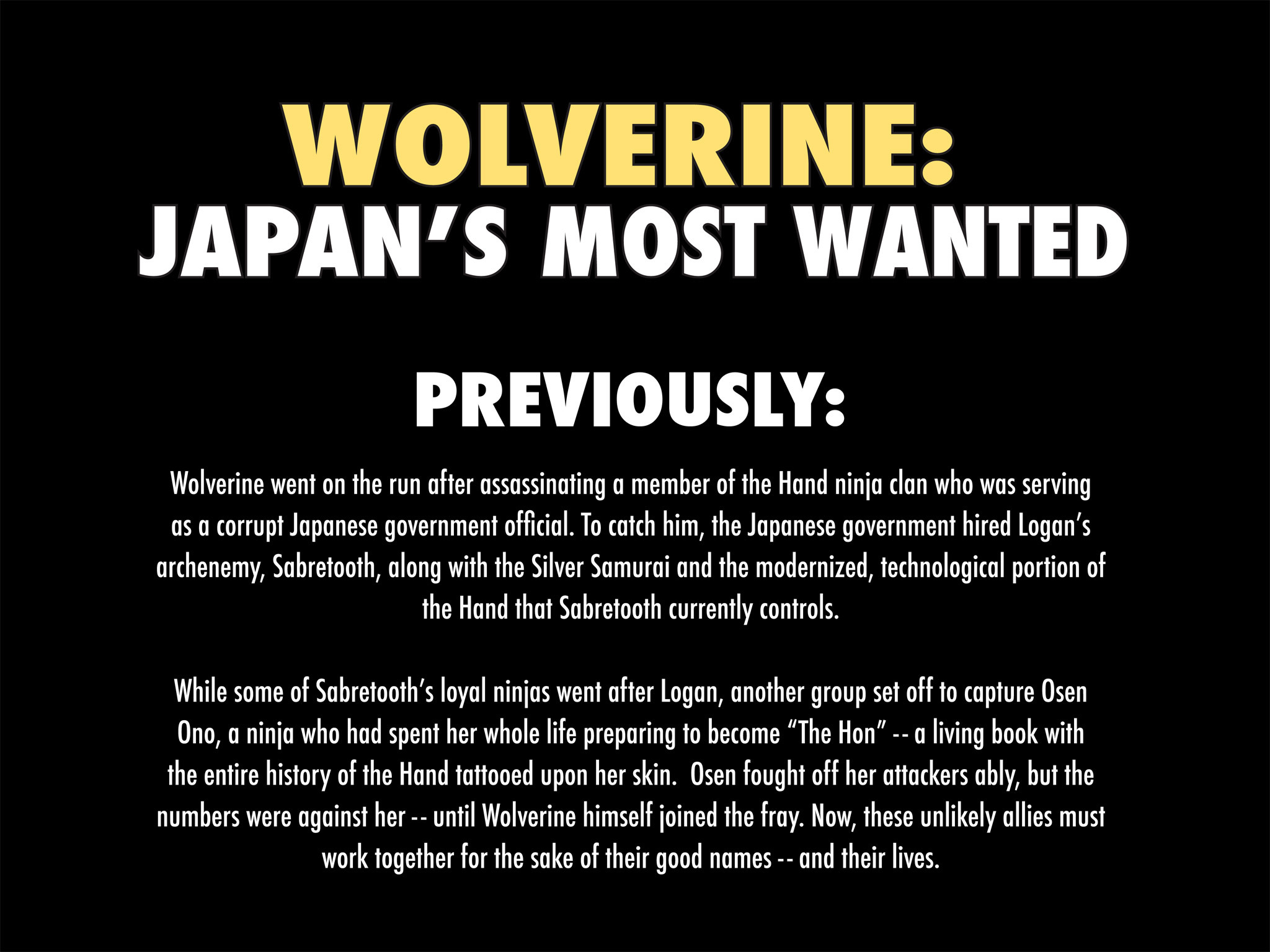 Read online Wolverine: Japan's Most Wanted comic -  Issue #6 - 2