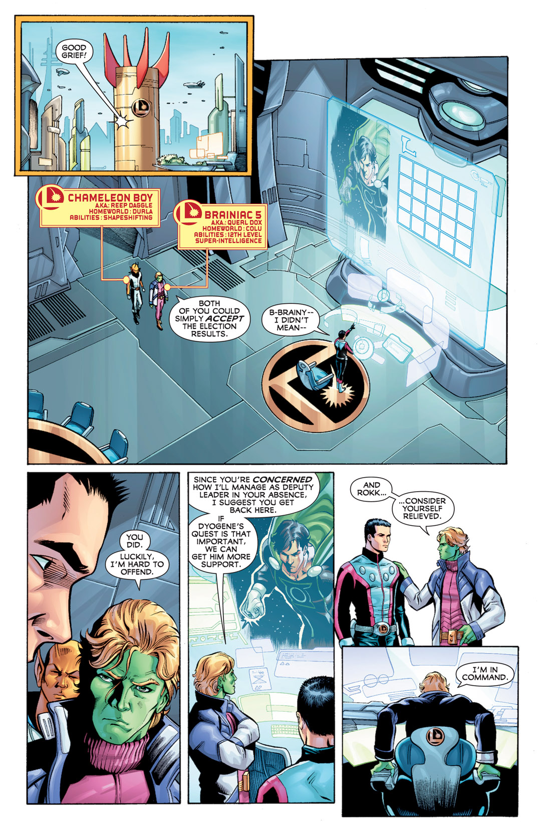 Legion of Super-Heroes (2010) Issue #10 #11 - English 6