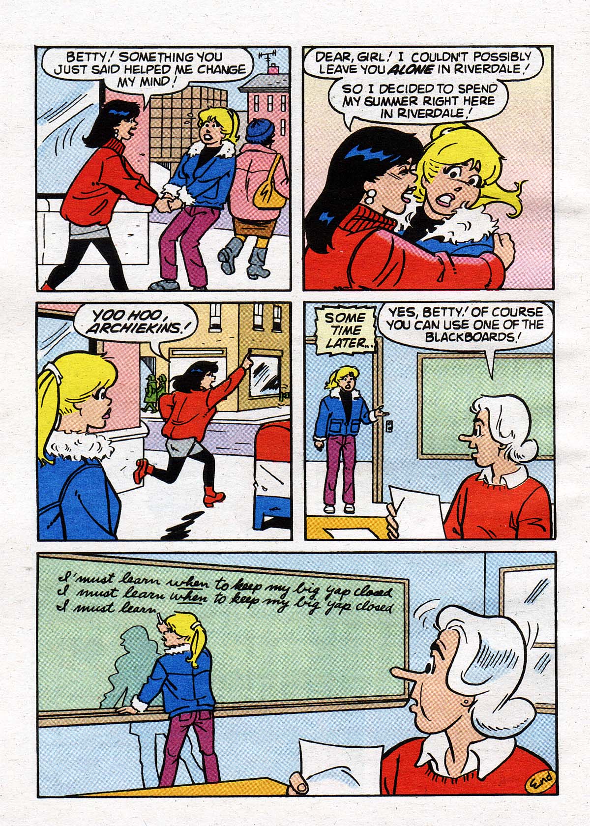 Read online Betty and Veronica Digest Magazine comic -  Issue #136 - 12