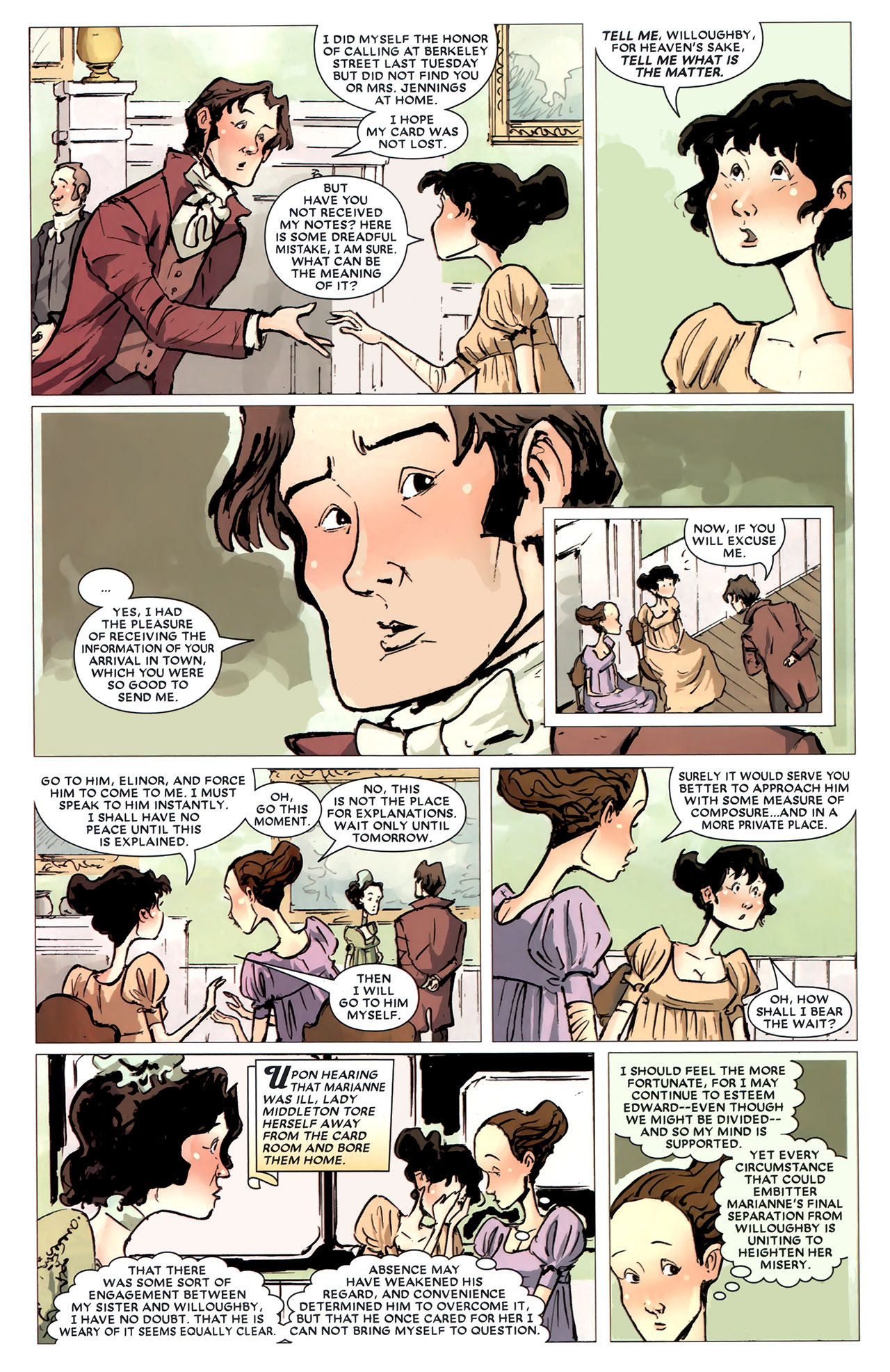 Read online Sense & Sensibility comic -  Issue #4 - 4