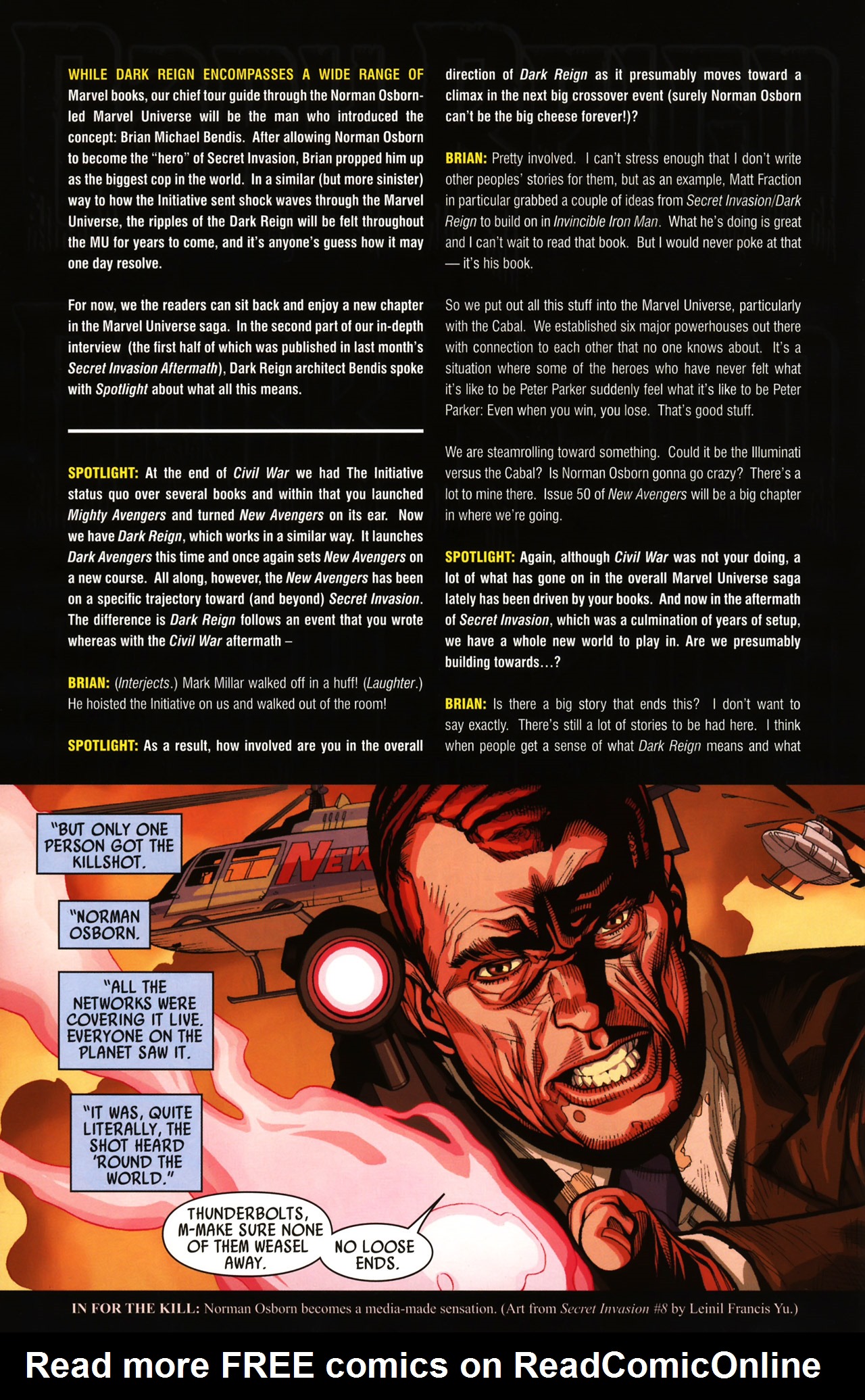 Read online Marvel Spotlight: Dark Reign comic -  Issue # Full - 4