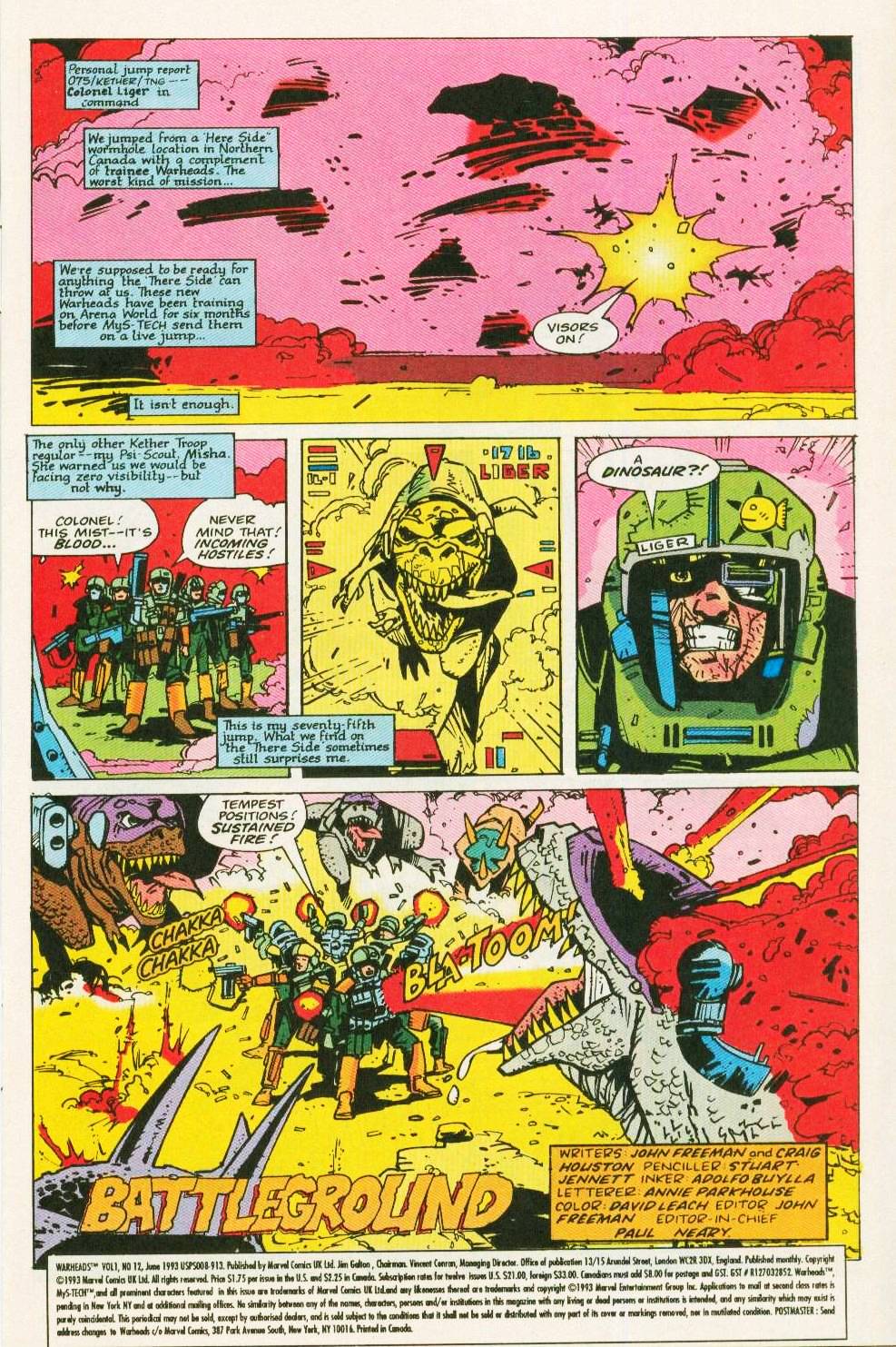 Read online Warheads comic -  Issue #12 - 2