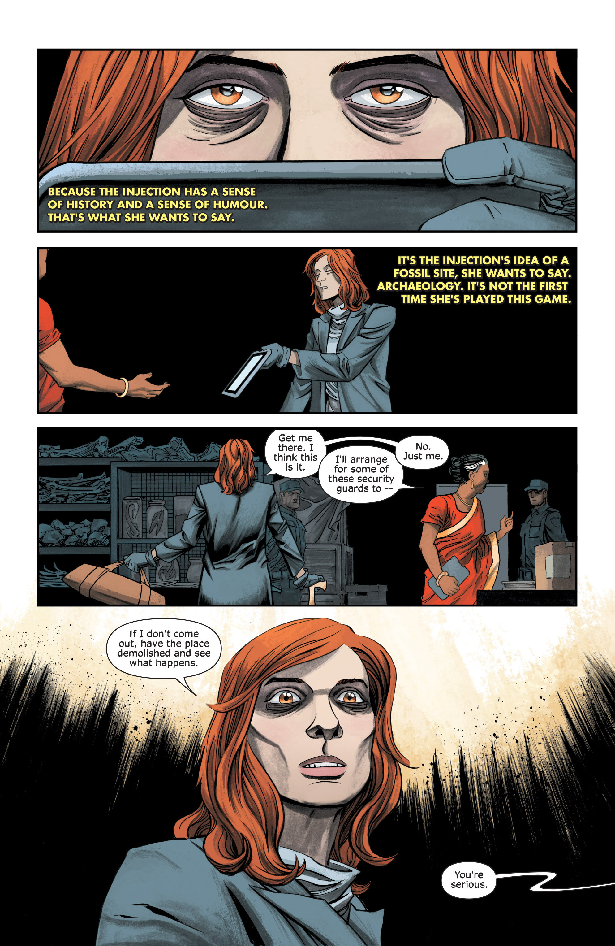 Read online Injection comic -  Issue #4 - 8