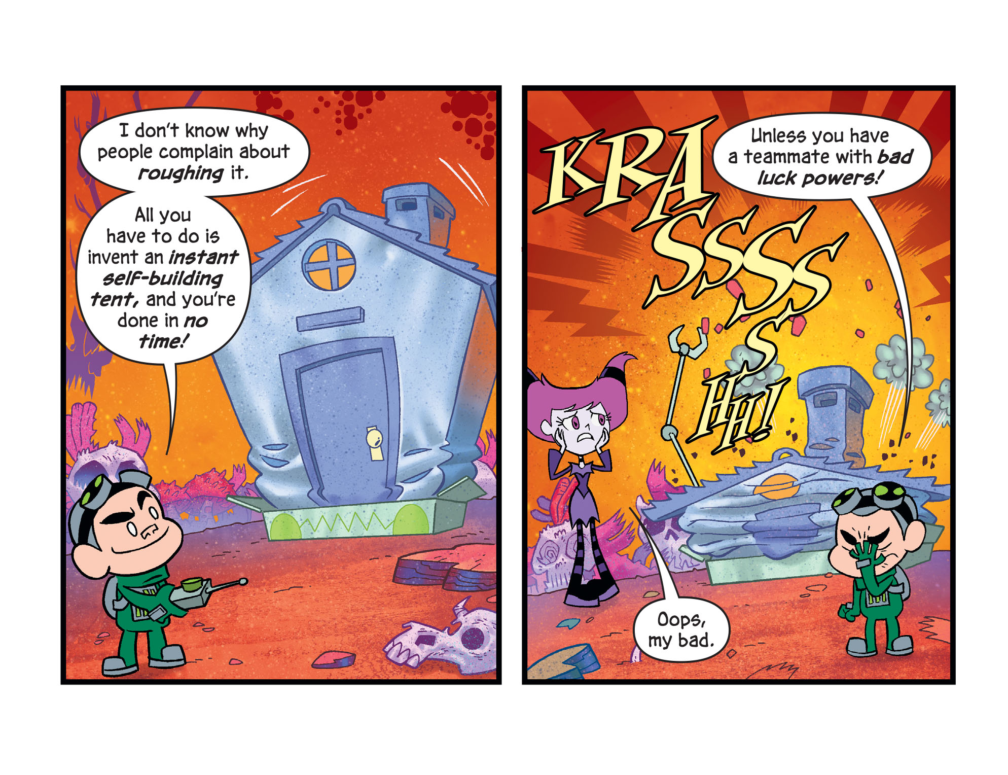 Read online Teen Titans Go! To Camp comic -  Issue #9 - 7