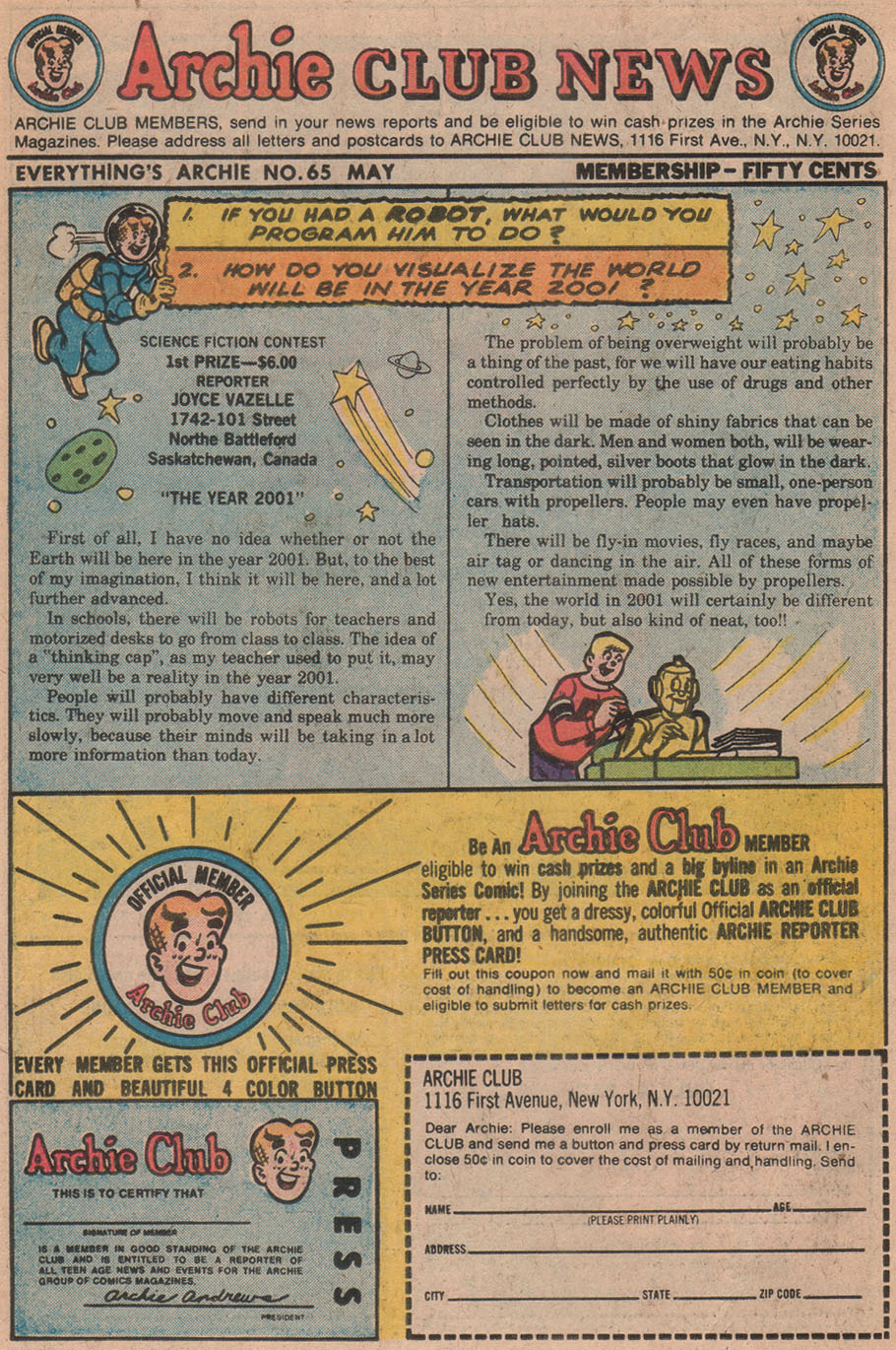 Read online Everything's Archie comic -  Issue #65 - 26