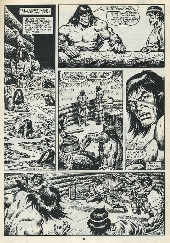 Read online The Savage Sword Of Conan comic -  Issue #167 - 19