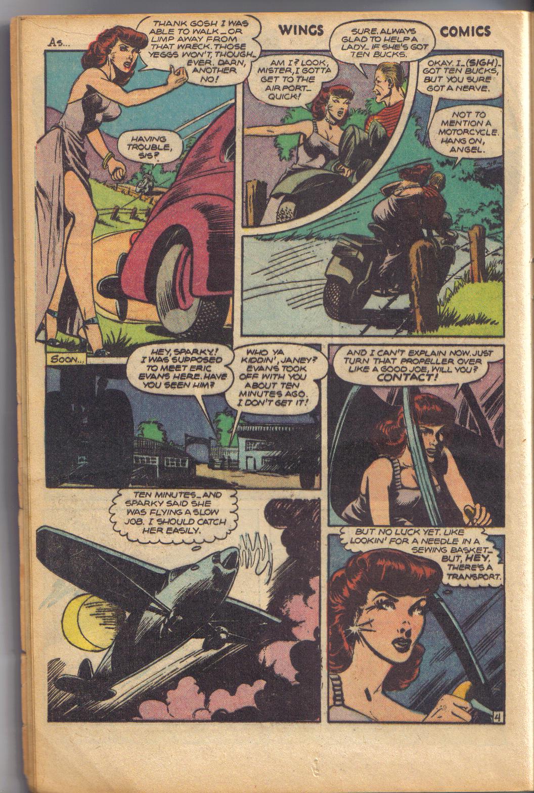 Read online Wings Comics comic -  Issue #79 - 16