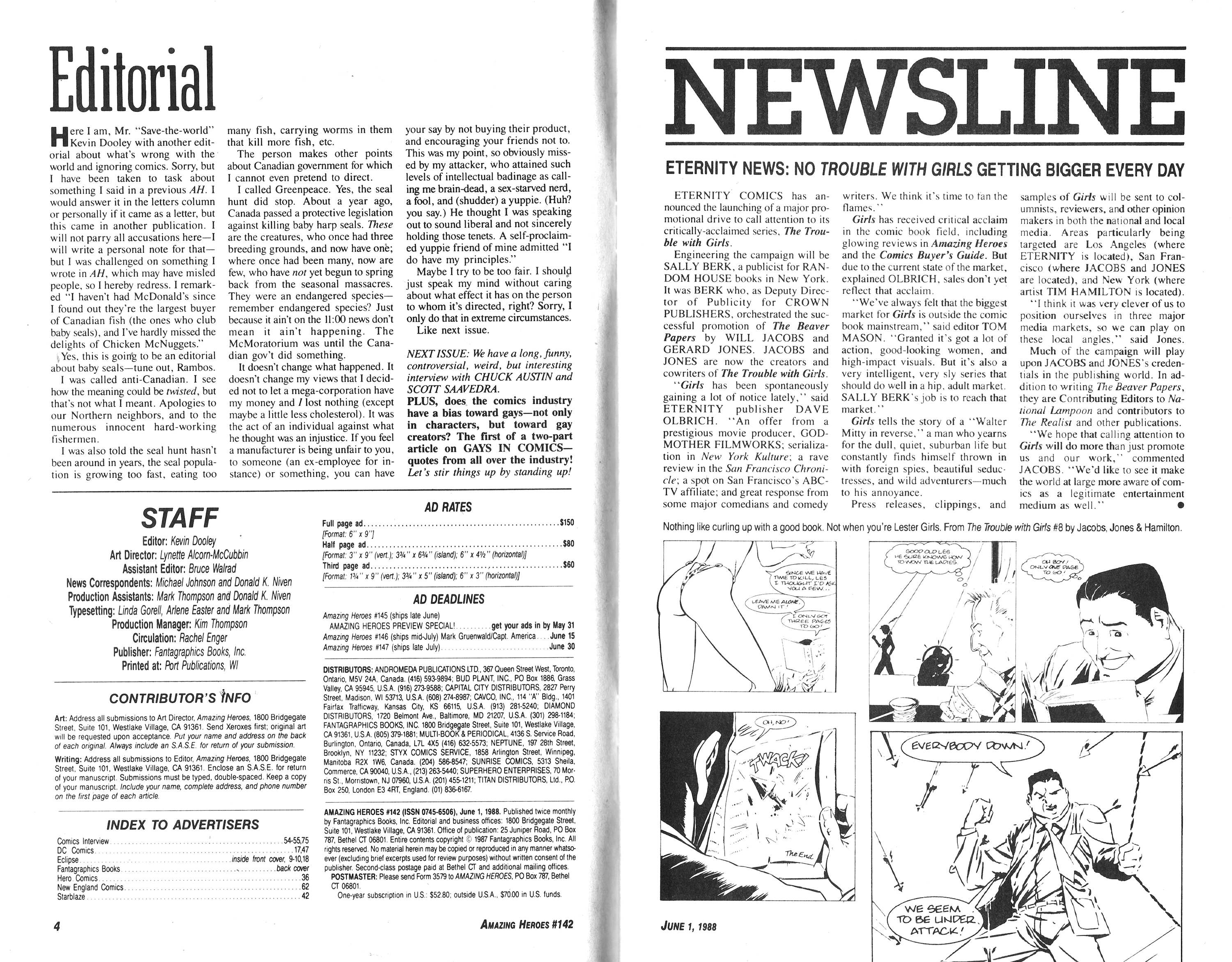Read online Amazing Heroes comic -  Issue #142 - 3