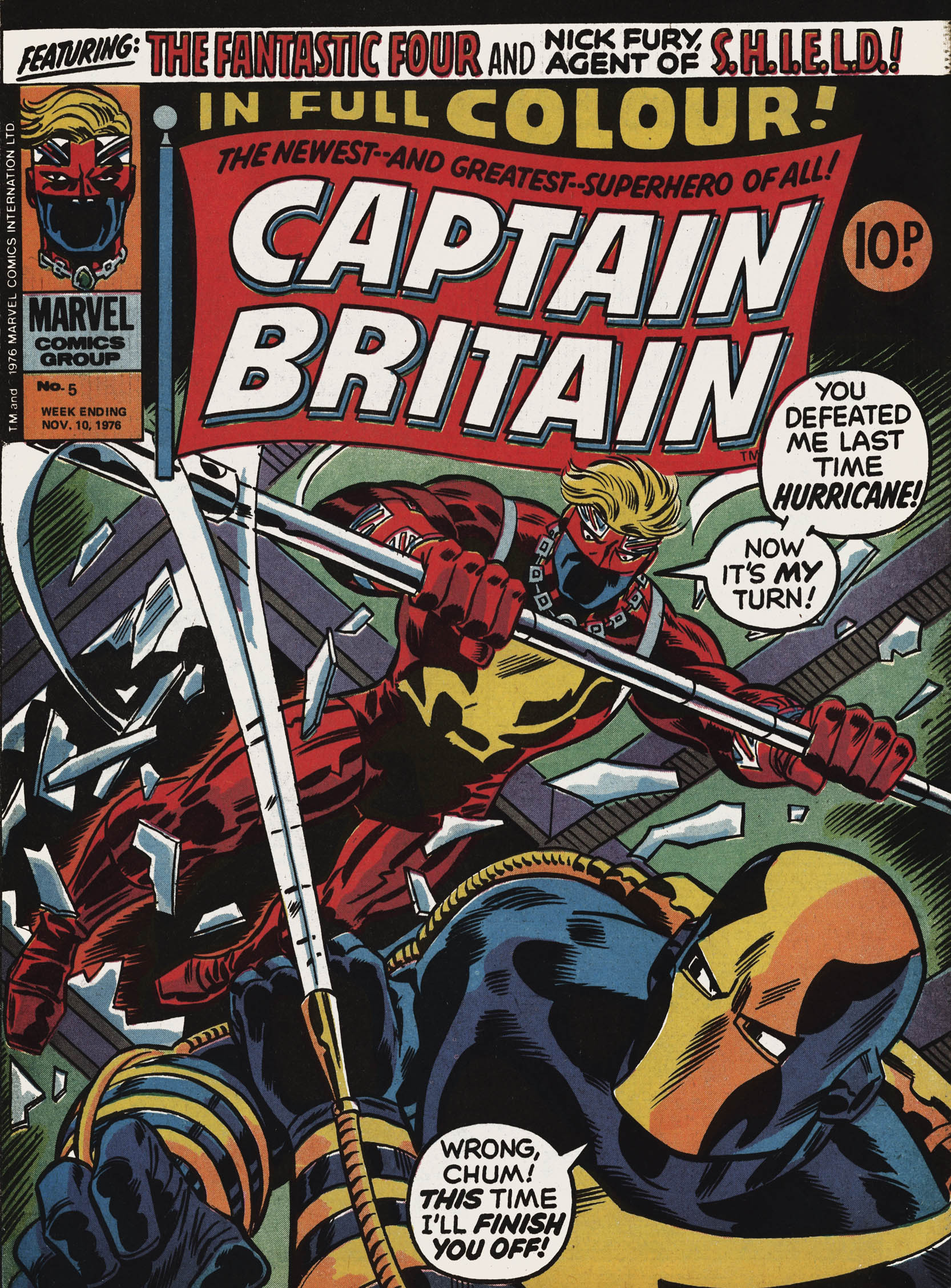 Read online Captain Britain (1976) comic -  Issue #5 - 1