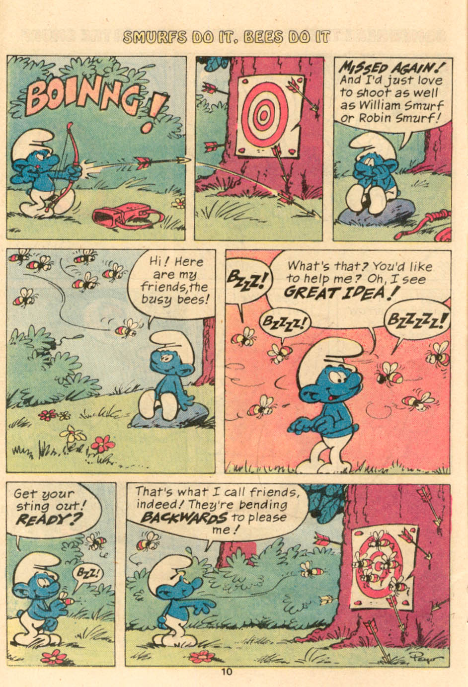 Read online Smurfs comic -  Issue #1 - 10