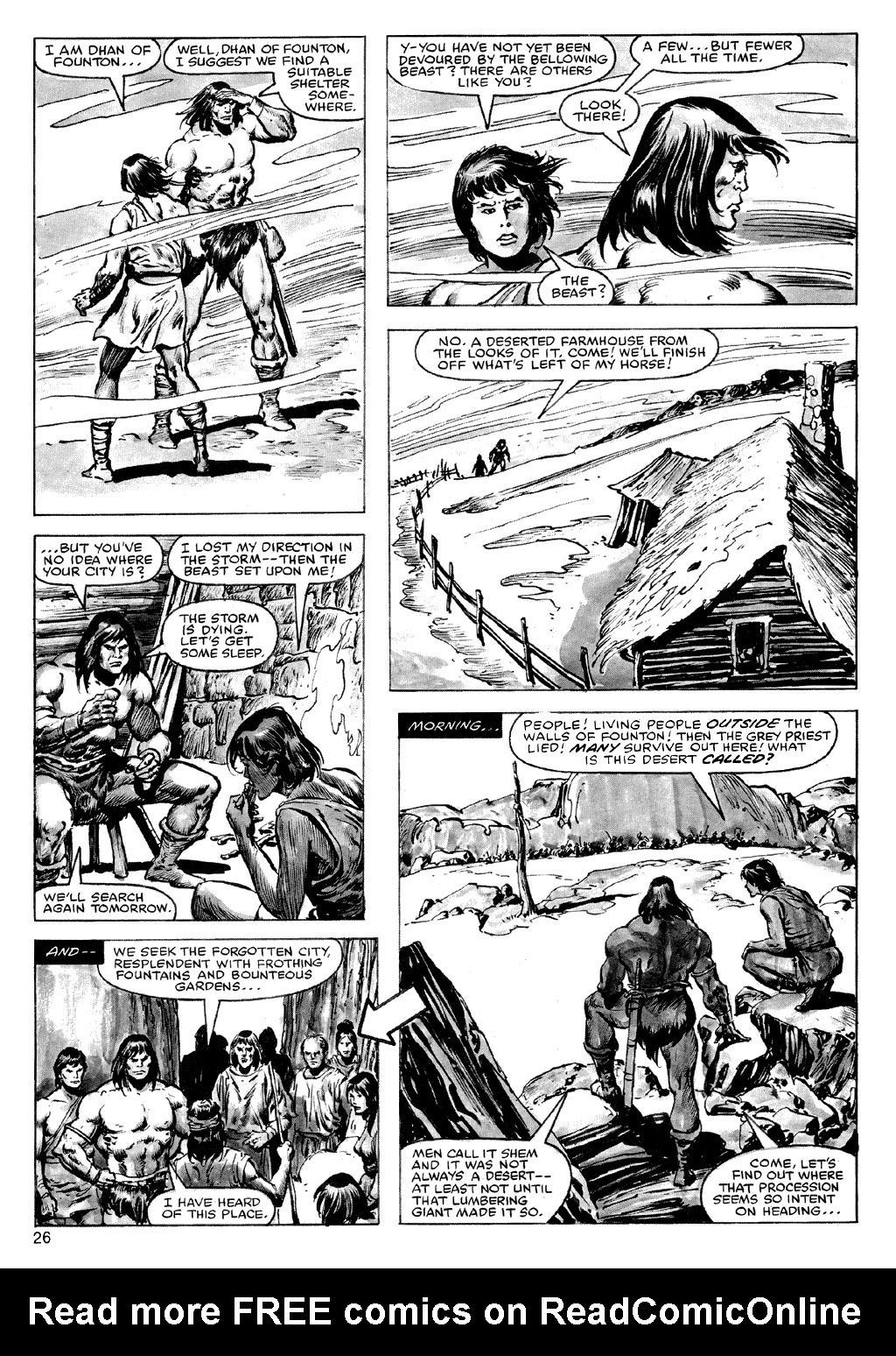 Read online The Savage Sword Of Conan comic -  Issue #72 - 26