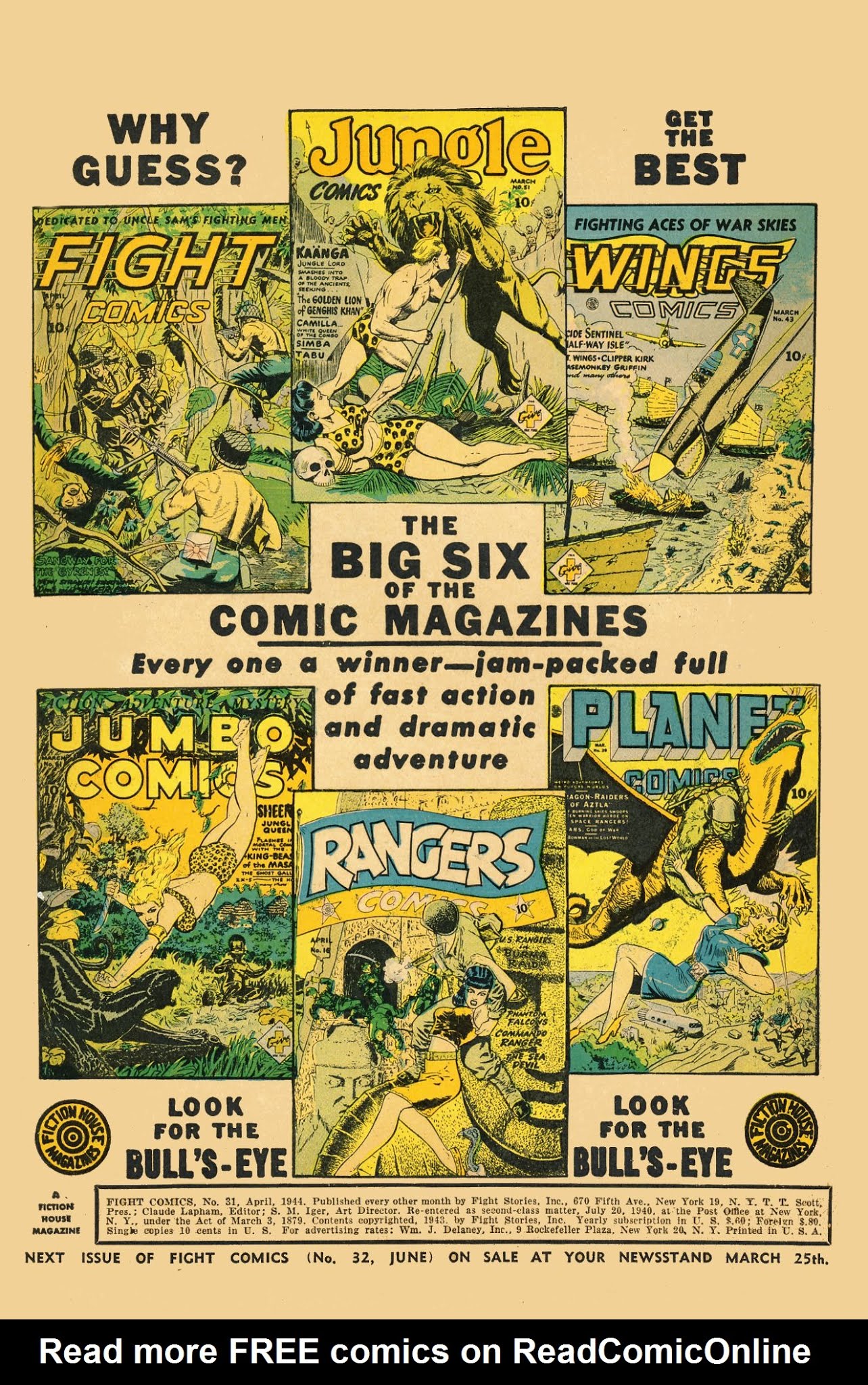 Read online Fight Comics comic -  Issue #31 - 2