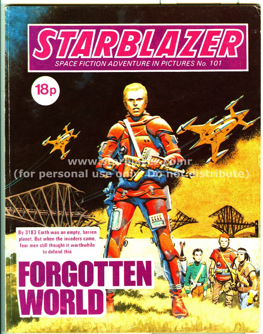 Read online Starblazer comic -  Issue #101 - 2