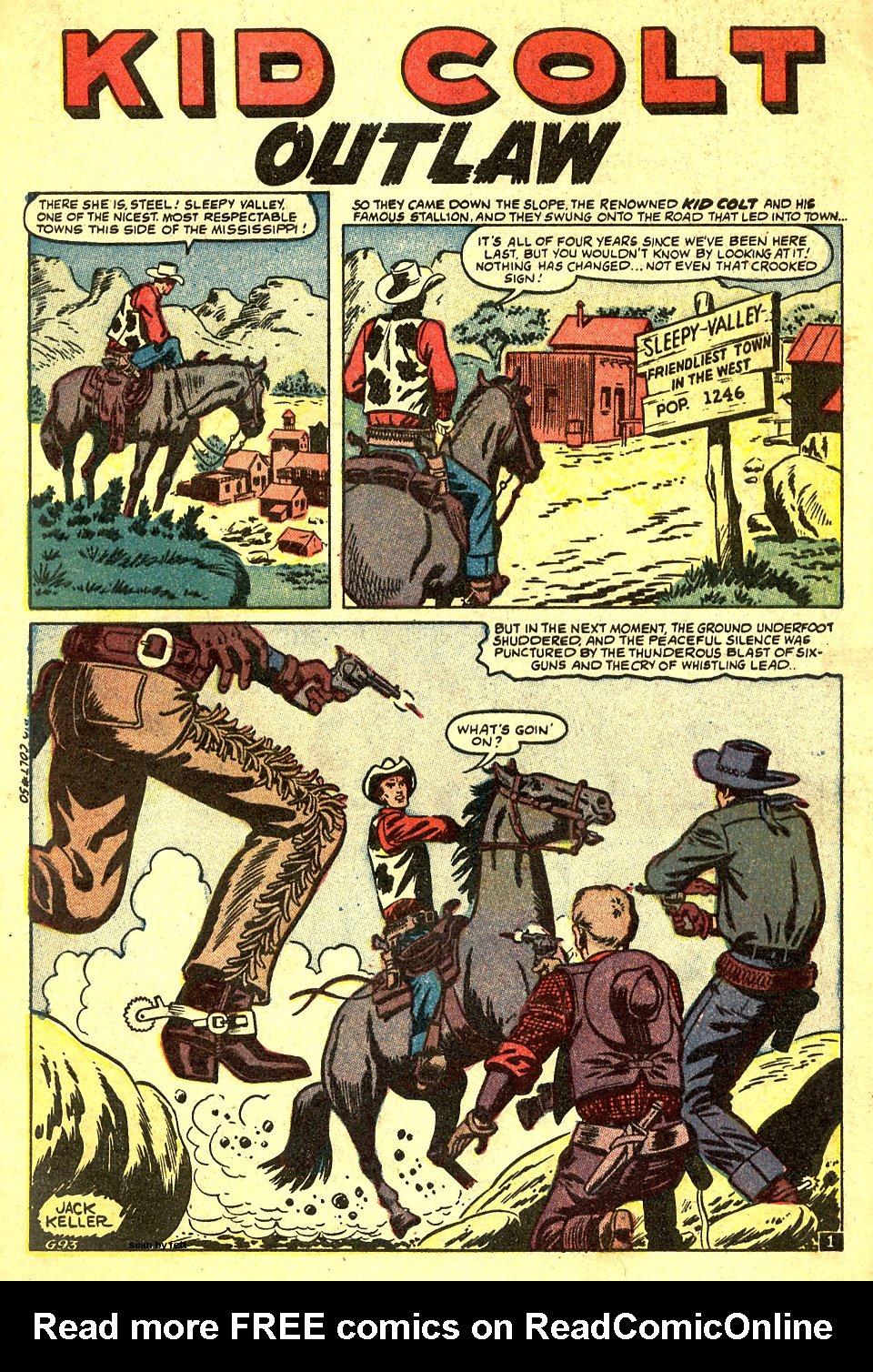 Read online Kid Colt Outlaw comic -  Issue #50 - 3