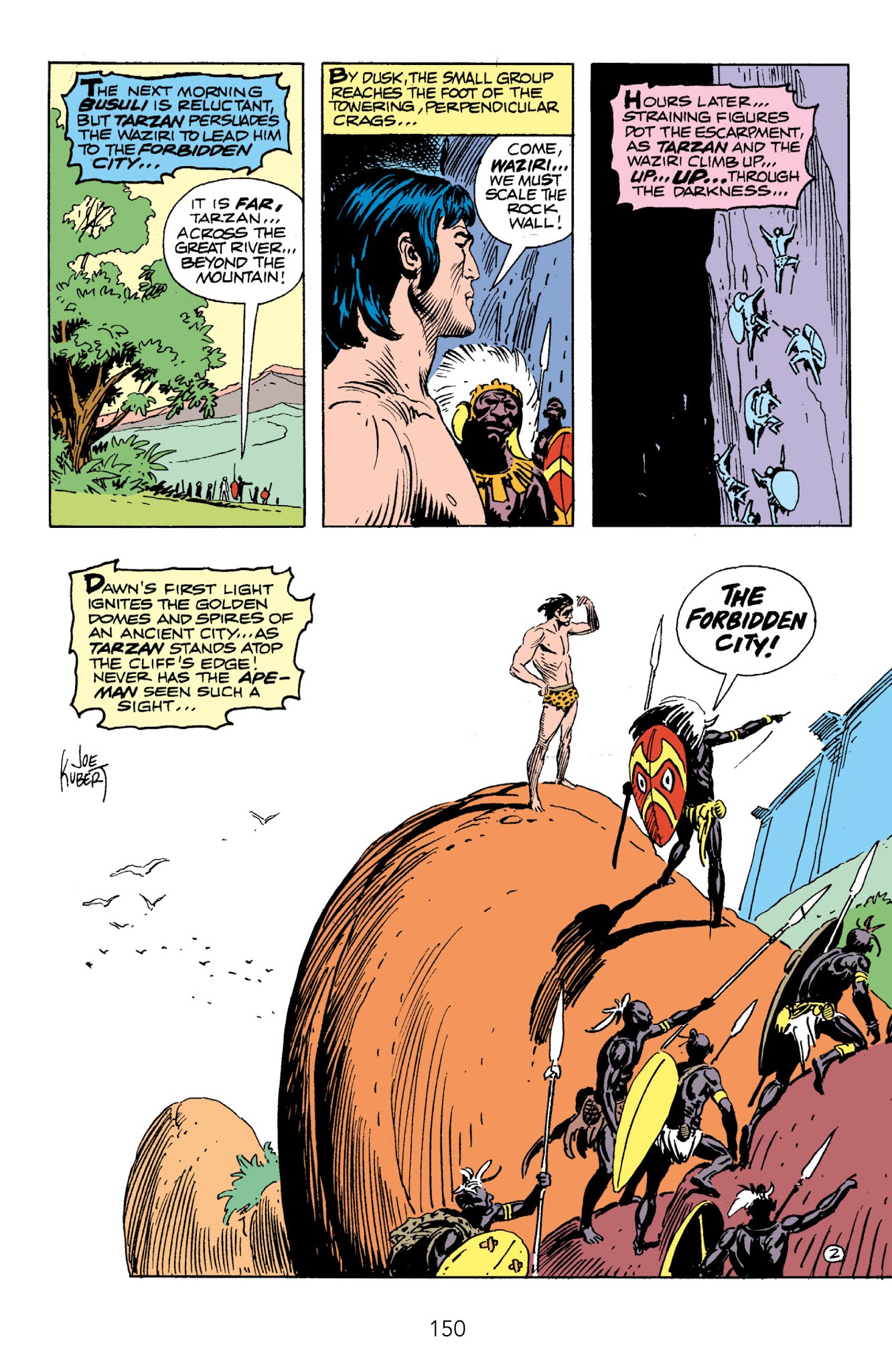 Read online Edgar Rice Burroughs' Tarzan The Joe Kubert Years comic -  Issue # TPB 2 (Part 2) - 45