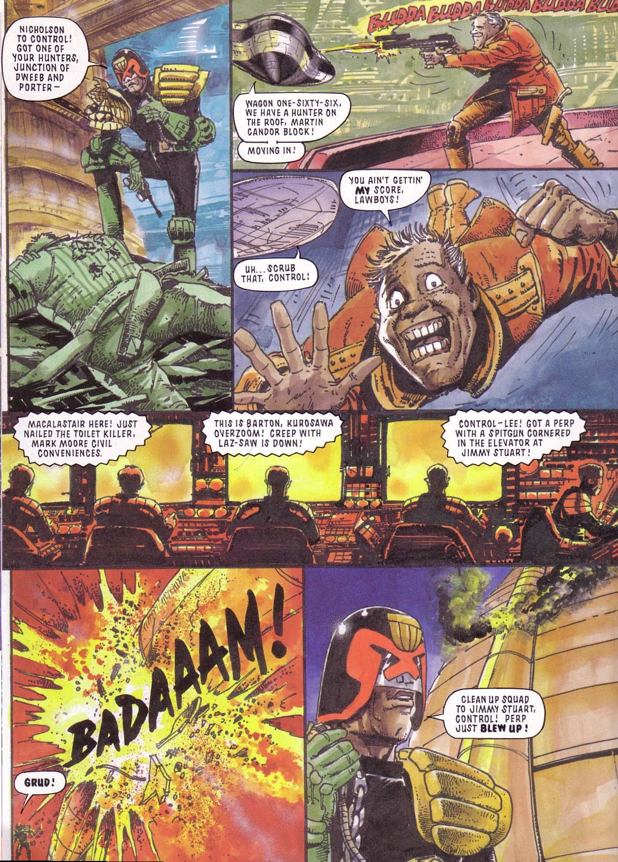 Read online Judge Dredd: Death Aid comic -  Issue # TPB - 36