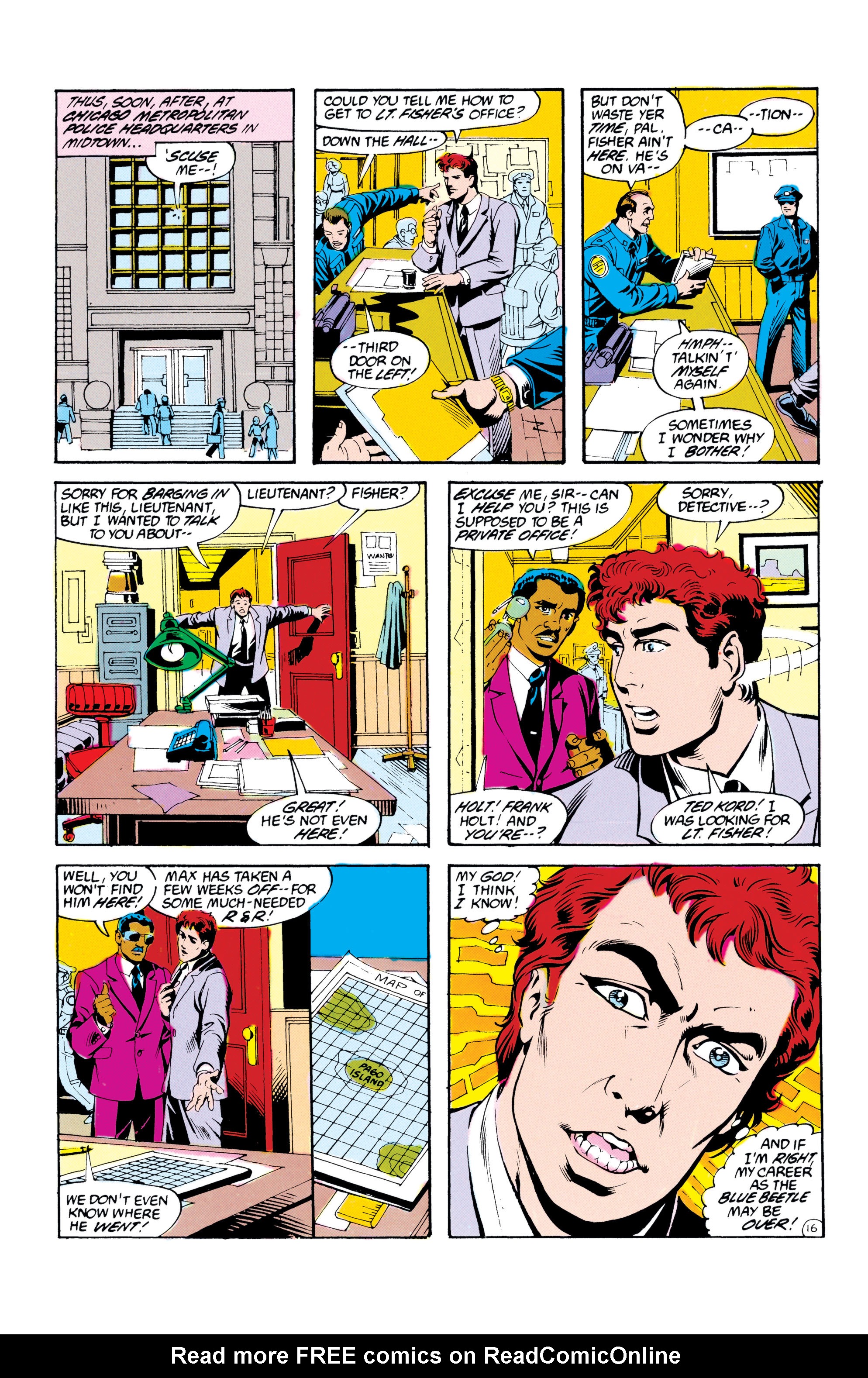 Read online Blue Beetle (1986) comic -  Issue #14 - 17