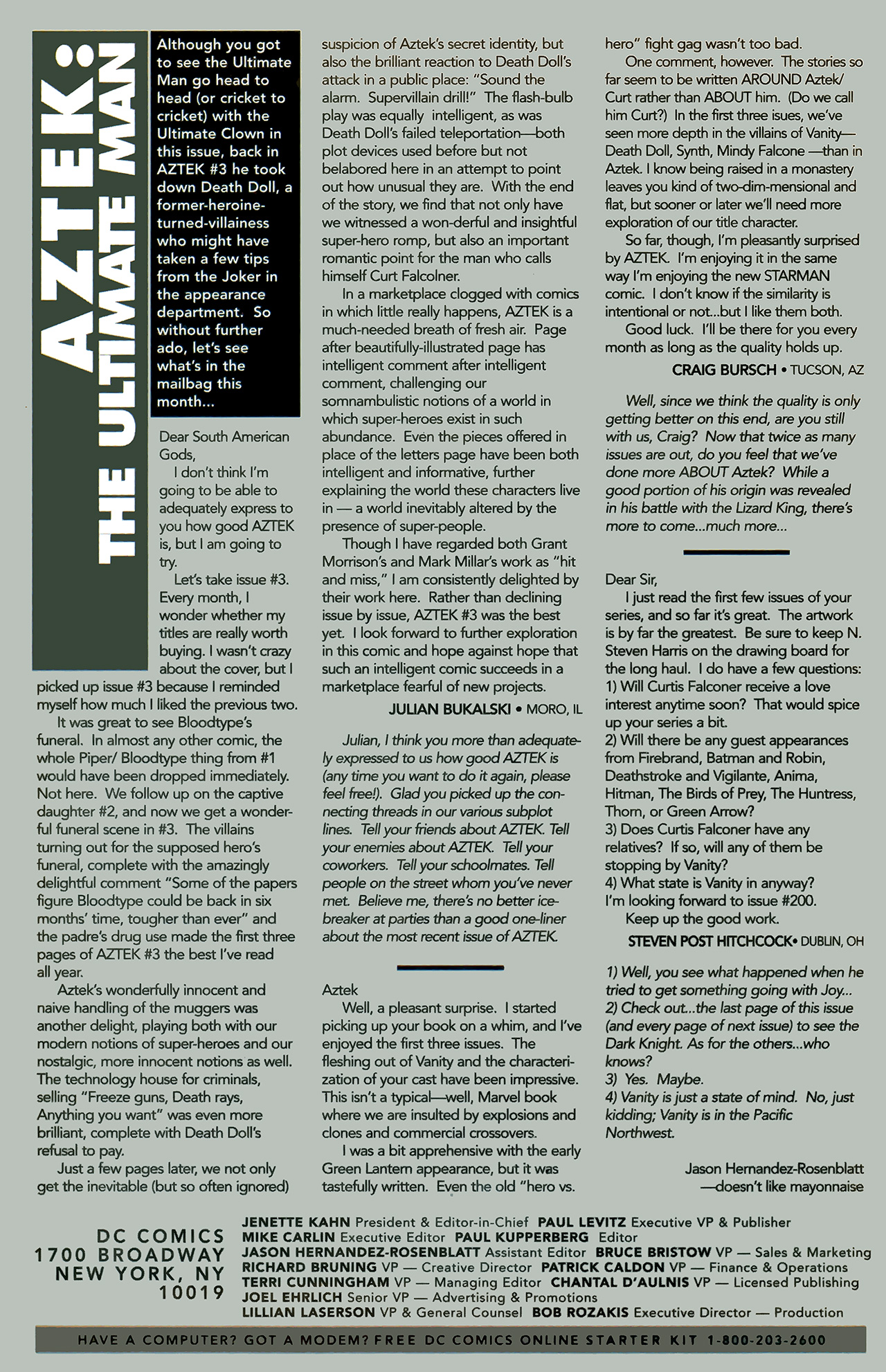 Read online Aztek: The Ultimate Man comic -  Issue #6 - 24