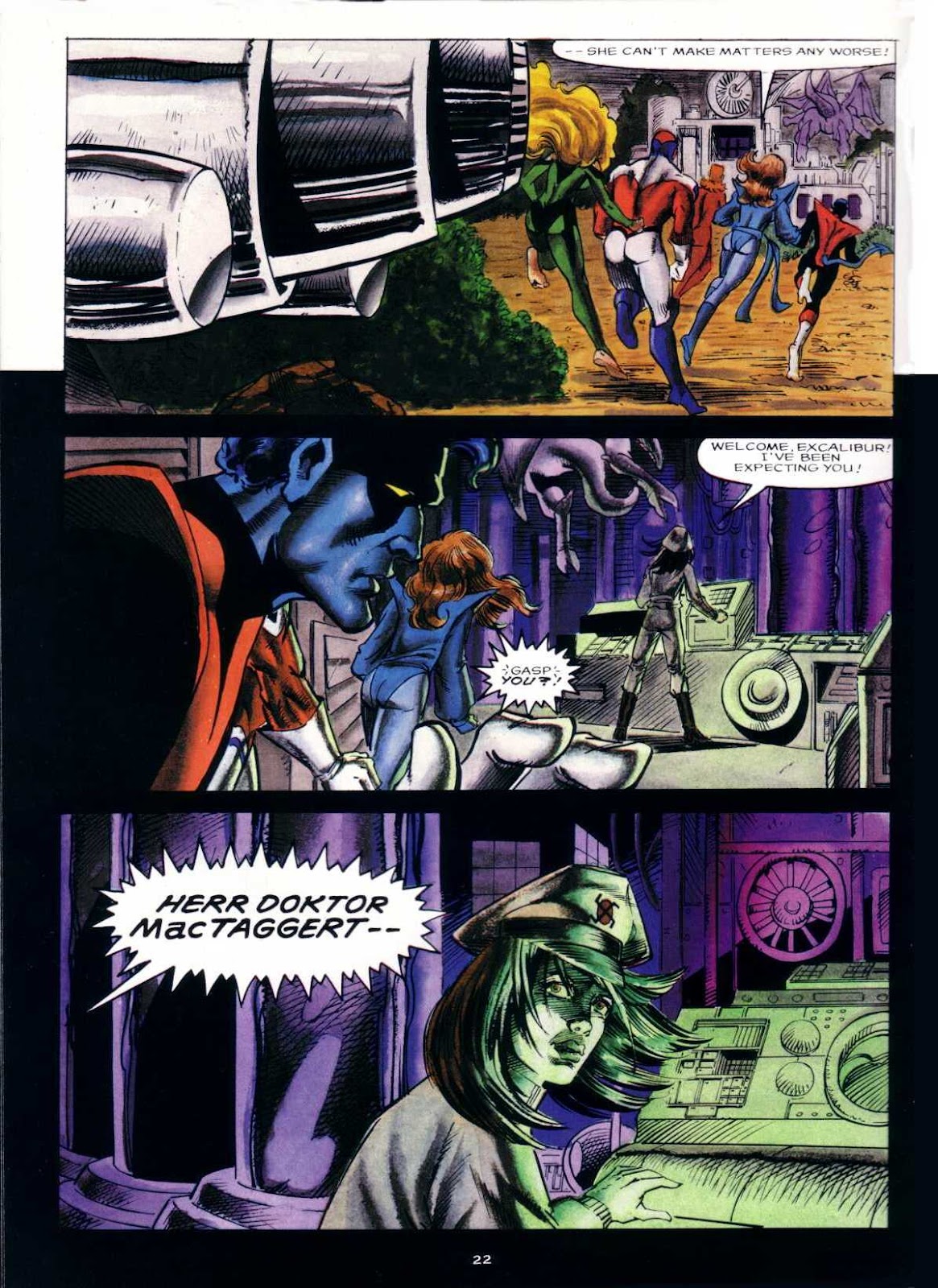 Marvel Graphic Novel issue 66 - Excalibur - Weird War III - Page 22