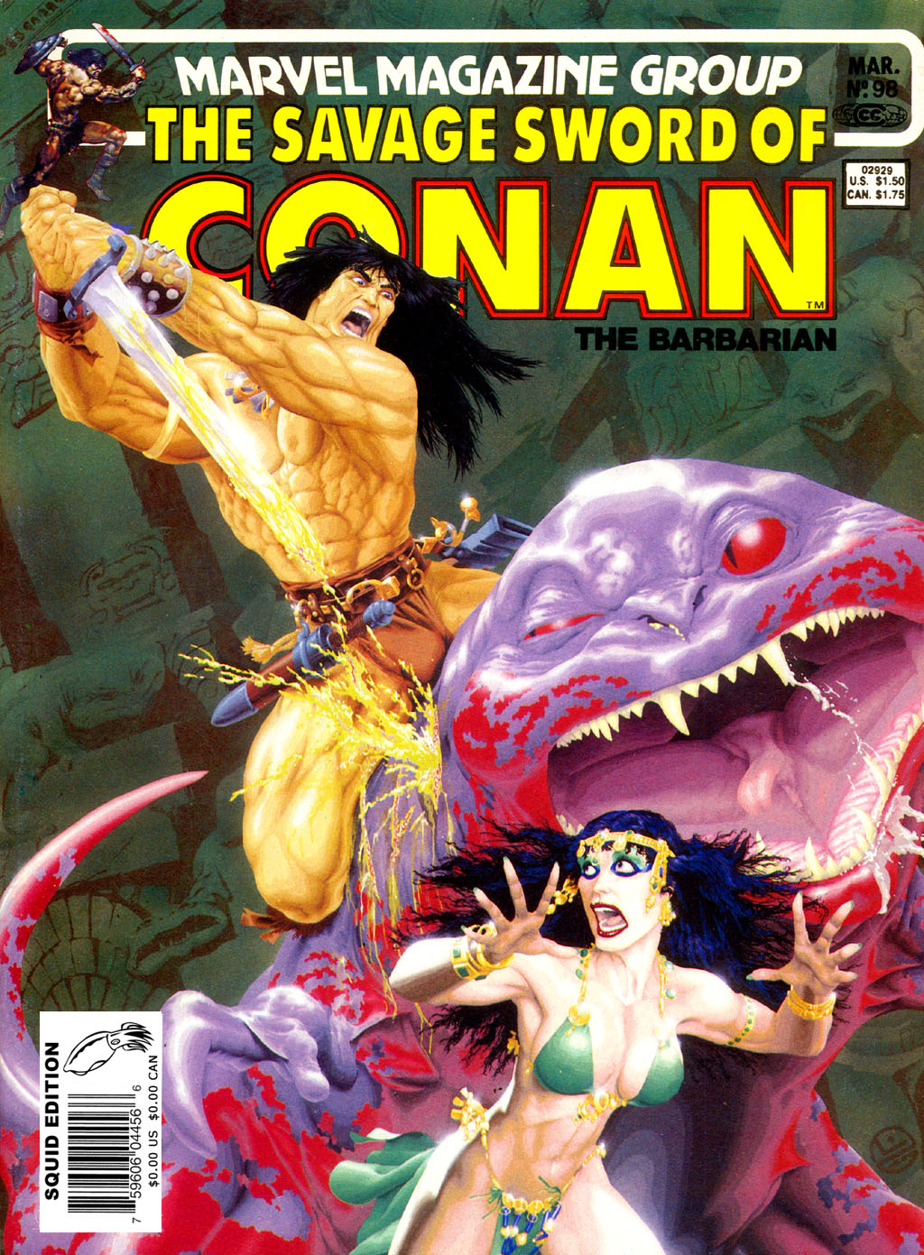 Read online The Savage Sword Of Conan comic -  Issue #98 - 1