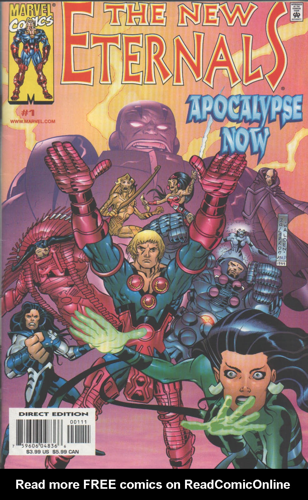 Read online The New Eternals: Apocalypse Now comic -  Issue # Full - 1