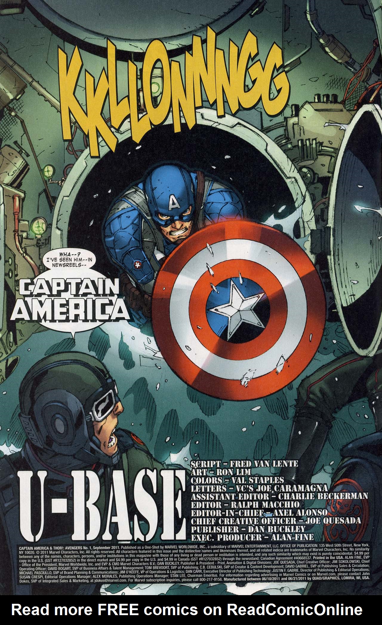 Read online Captain America & Thor: Avengers comic -  Issue # Full - 4