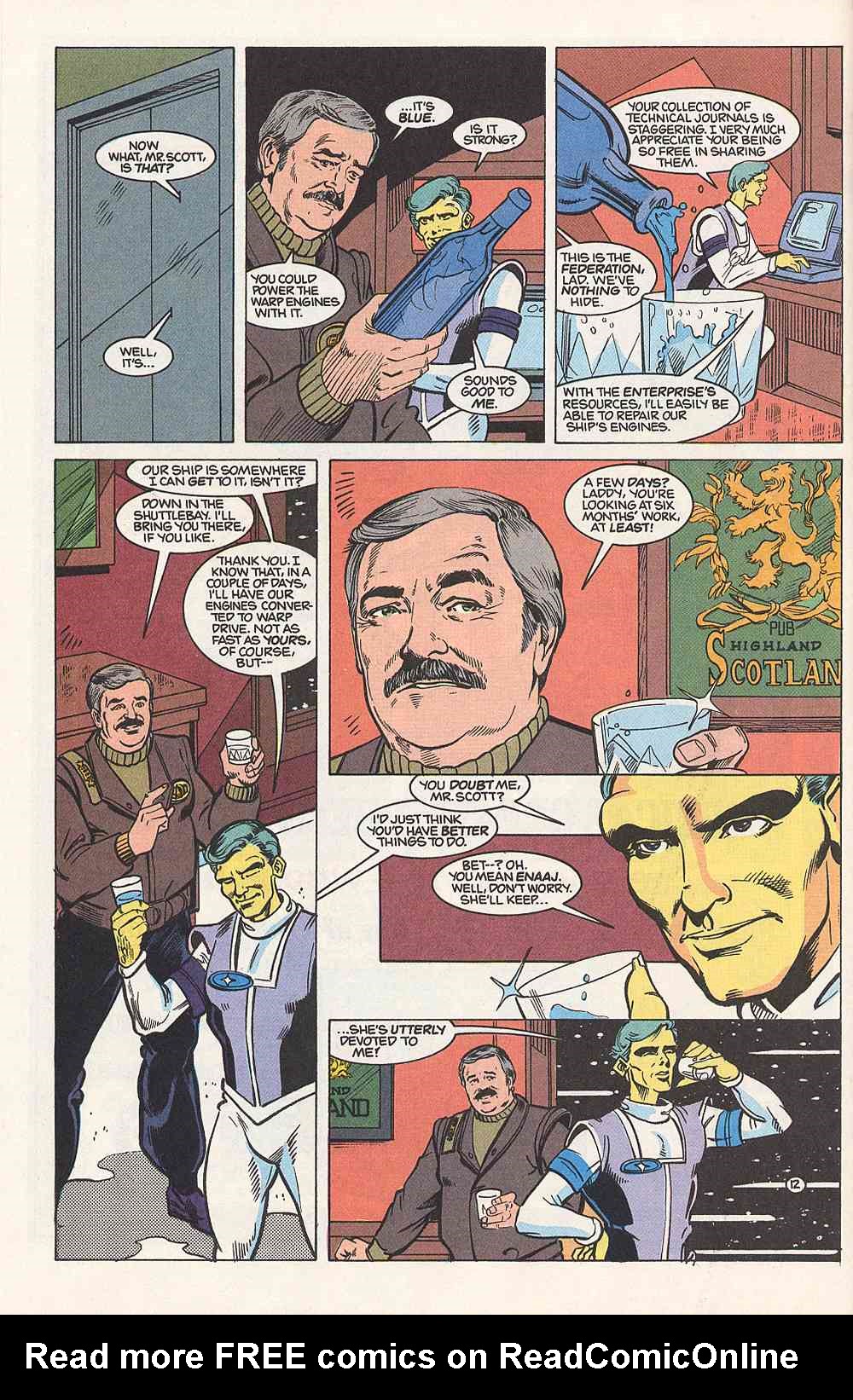 Read online Star Trek (1989) comic -  Issue #14 - 15