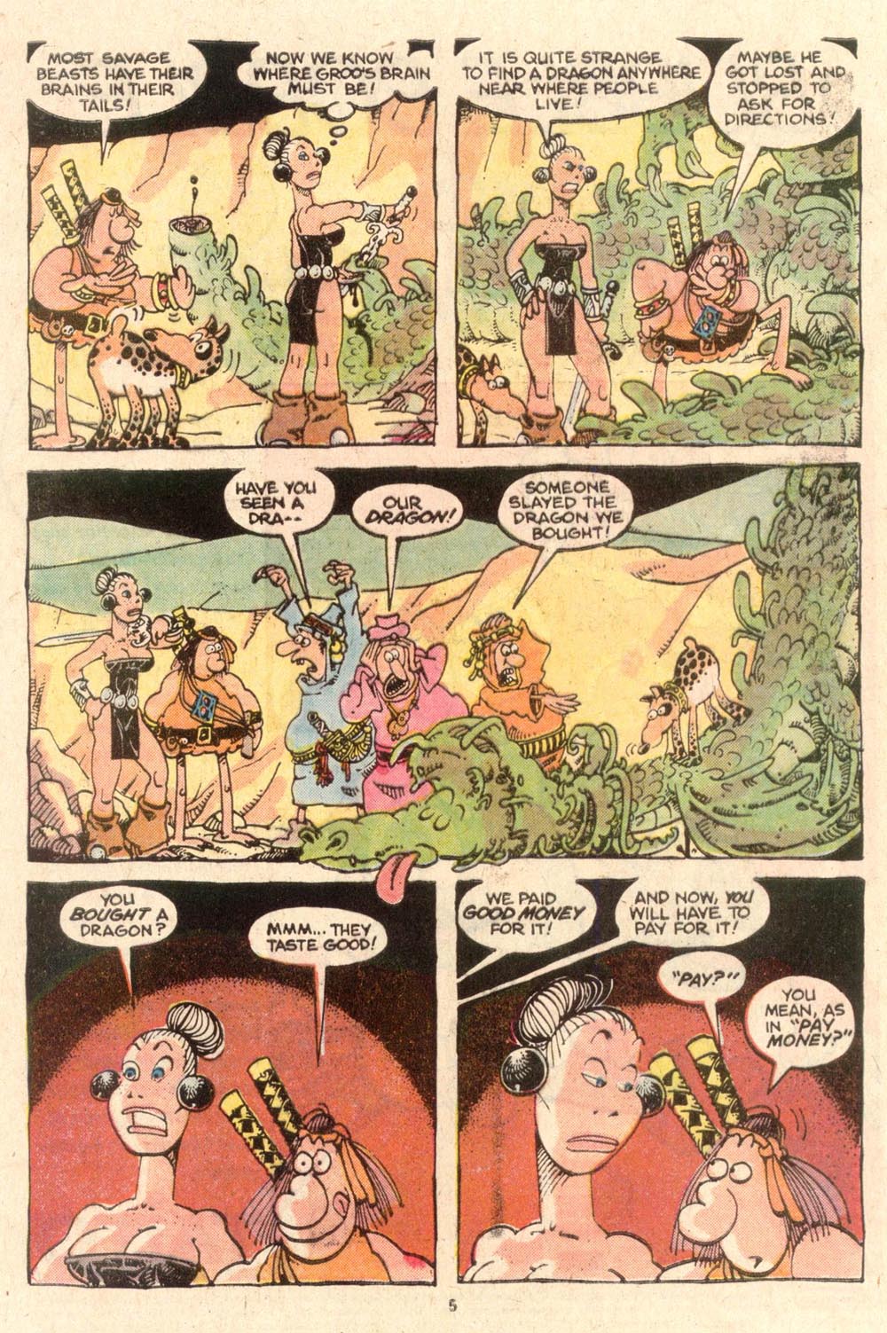 Read online Sergio Aragonés Groo the Wanderer comic -  Issue #53 - 5