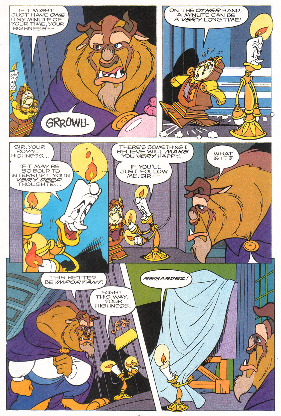 Read online Disney's Beauty and the Beast comic -  Issue #9 - 25