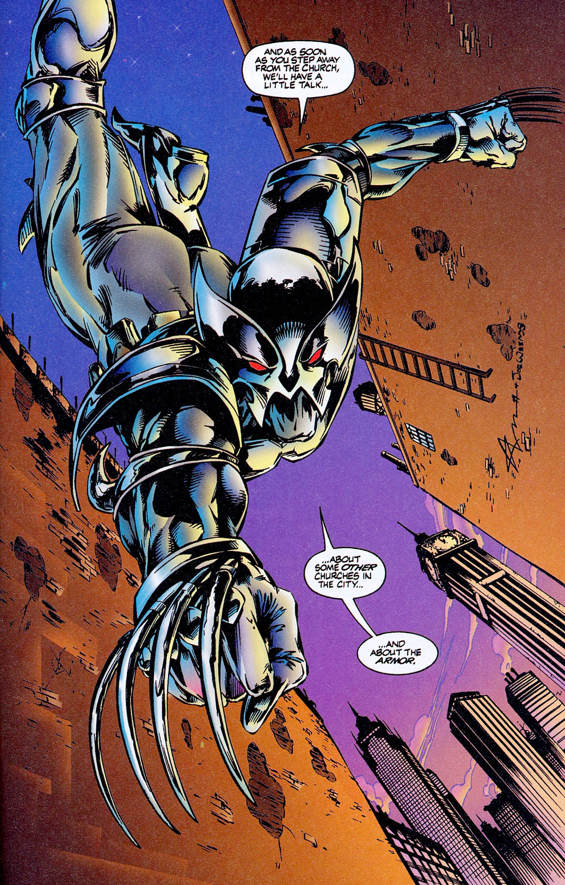 Read online Vampirella/Shadowhawk: Creatures of the Night comic -  Issue # Full - 19
