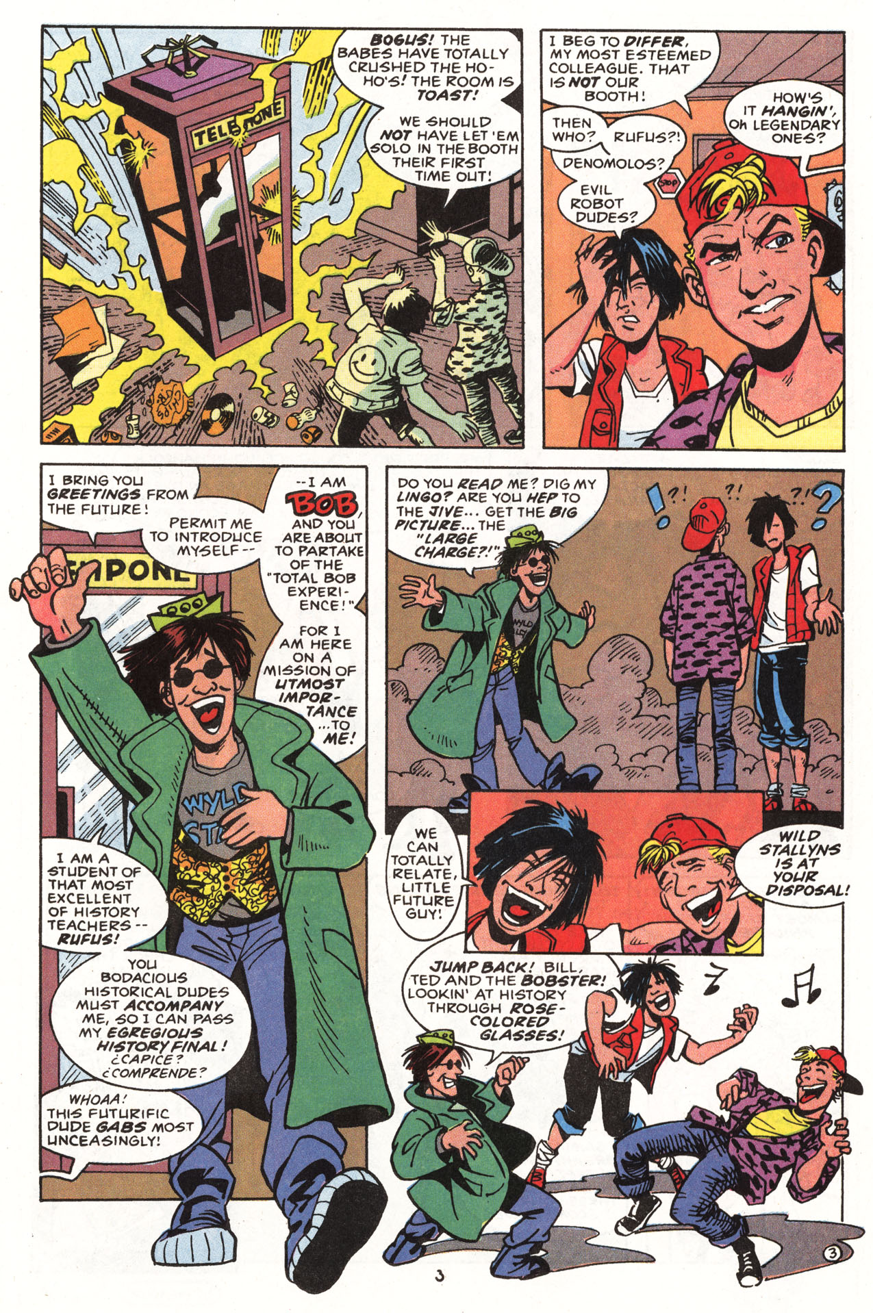 Read online Bill & Ted's Excellent Comic Book comic -  Issue #8 - 5