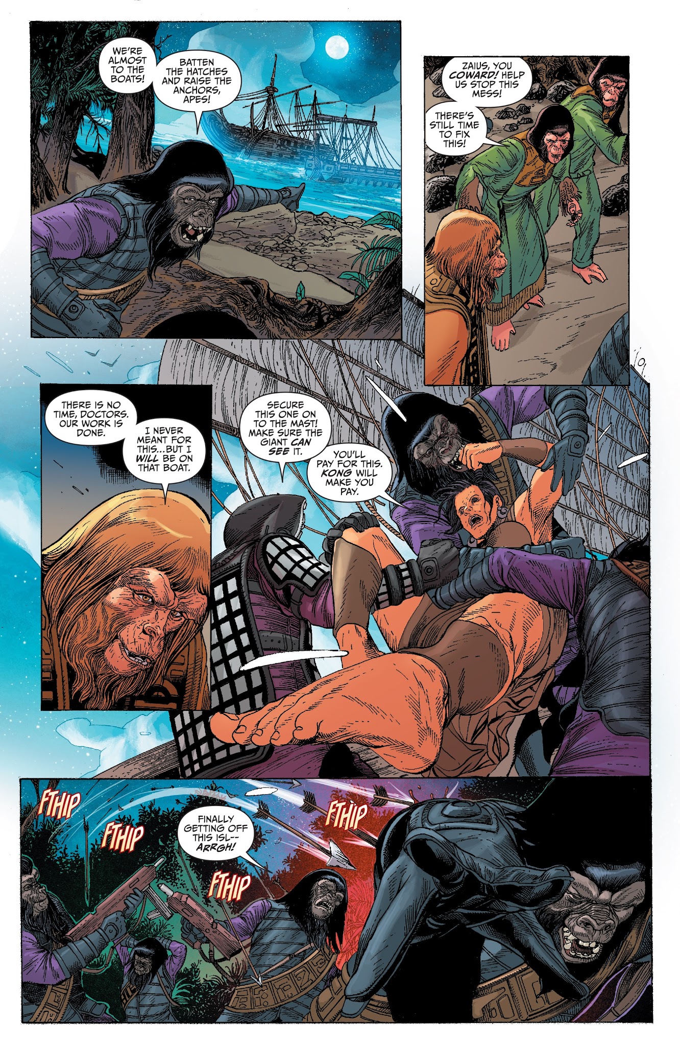 Read online Kong on the Planet of the Apes comic -  Issue #3 - 17