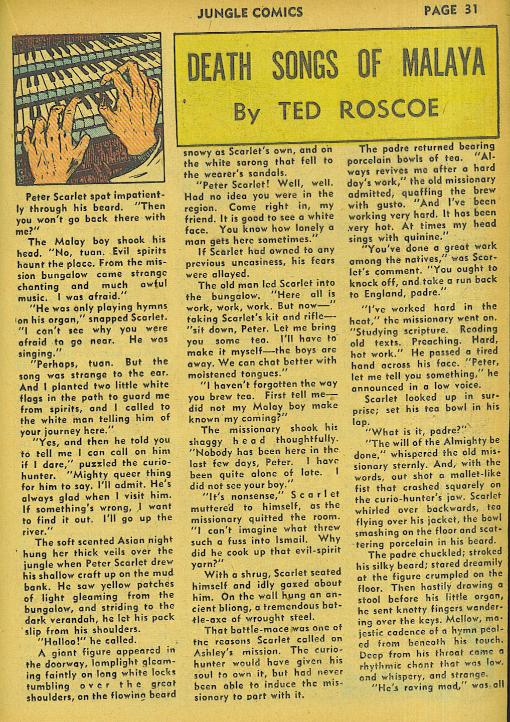 Read online Jungle Comics comic -  Issue #30 - 35