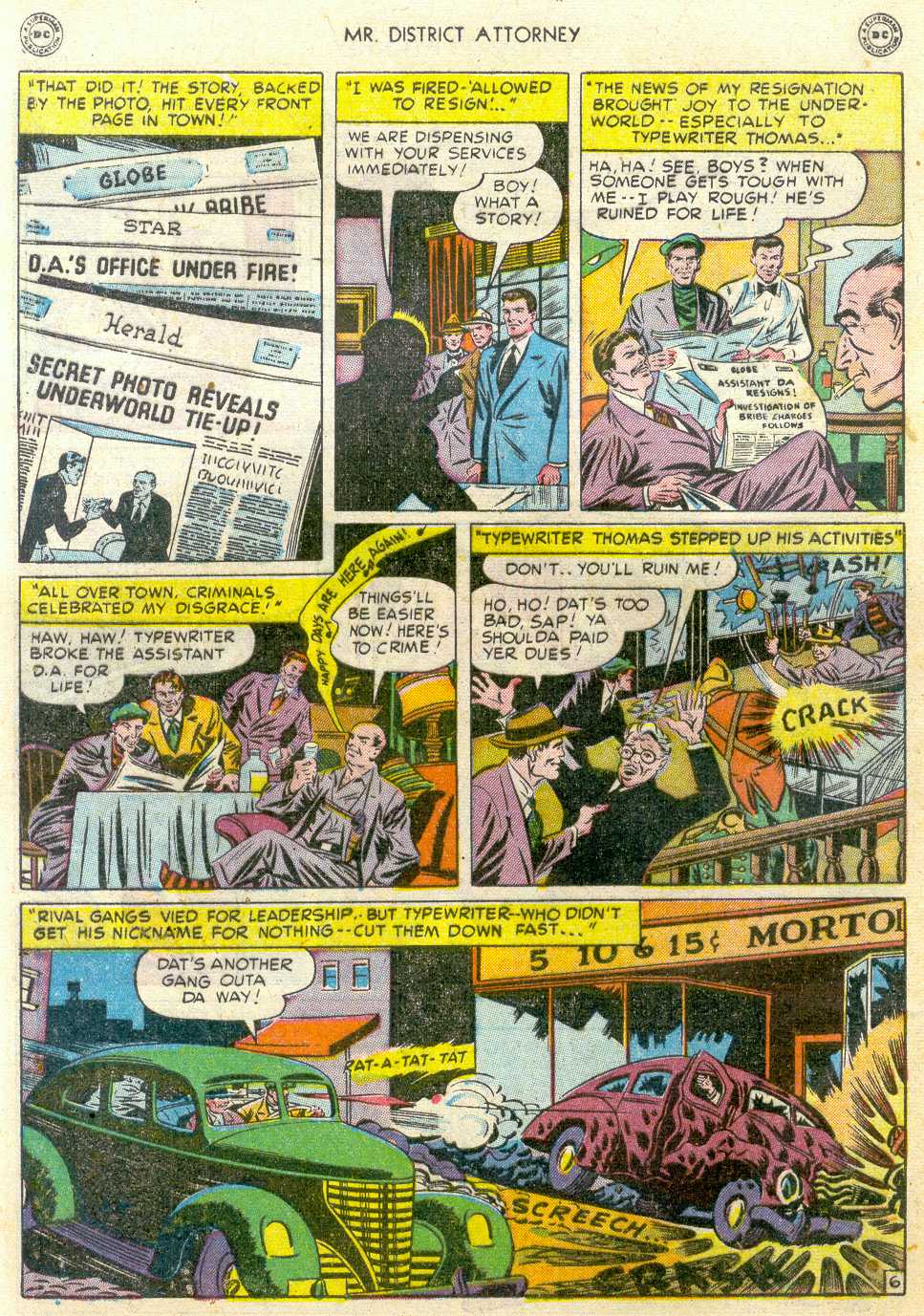Read online Mr. District Attorney comic -  Issue #6 - 46