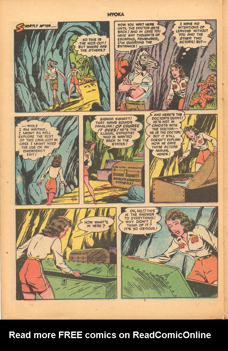 Read online Nyoka the Jungle Girl (1945) comic -  Issue #69 - 22