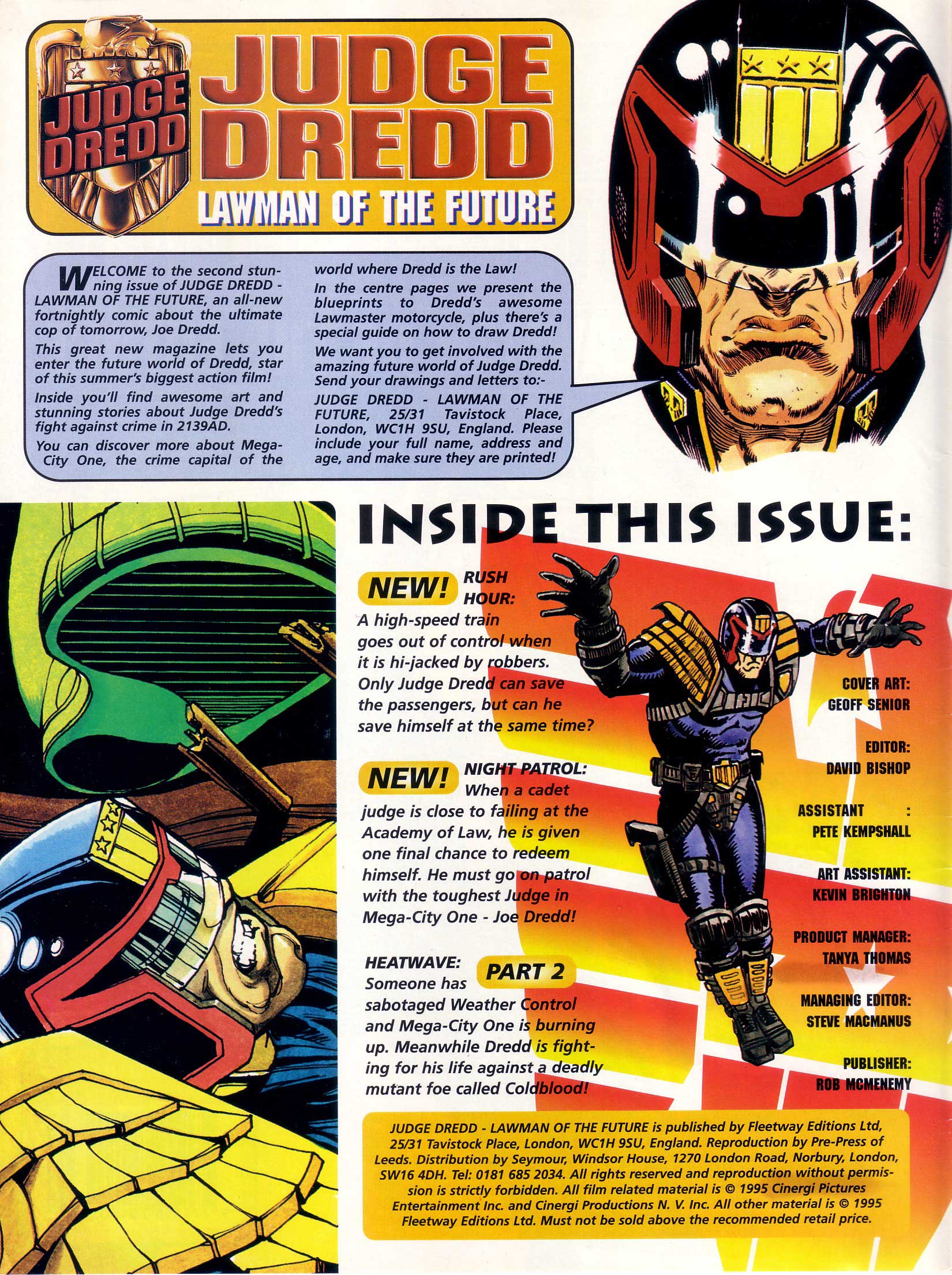 Read online Judge Dredd Lawman of the Future comic -  Issue #2 - 3