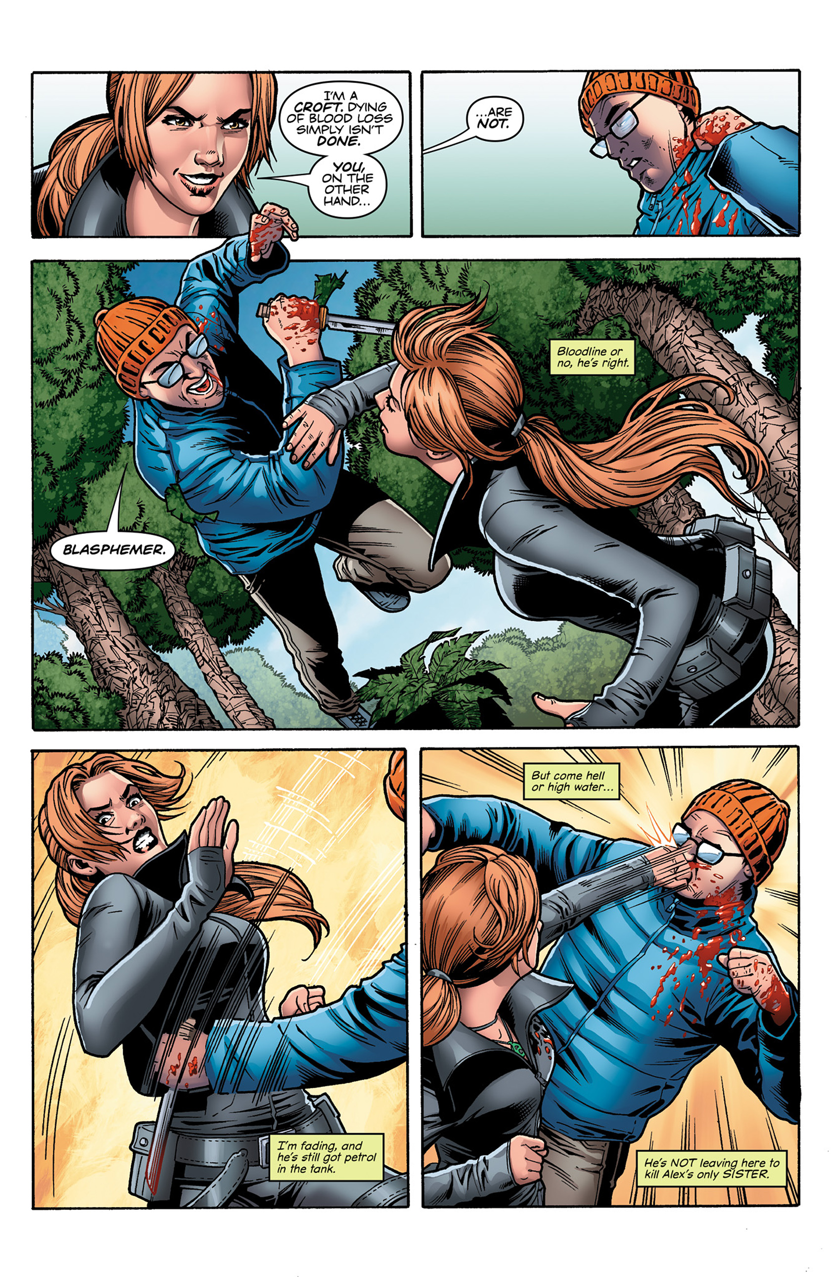 Read online Tomb Raider (2014) comic -  Issue #9 - 10
