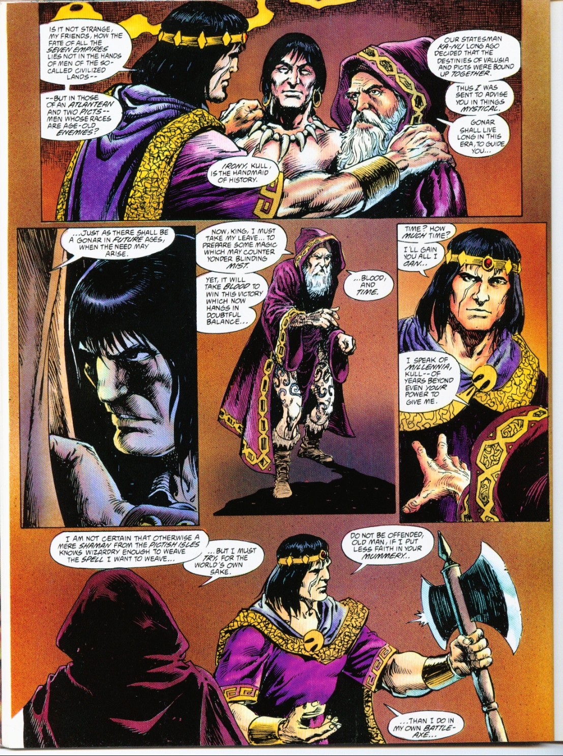 Read online Marvel Graphic Novel comic -  Issue #73 - Conan - The Ravagers Out of Time - 39