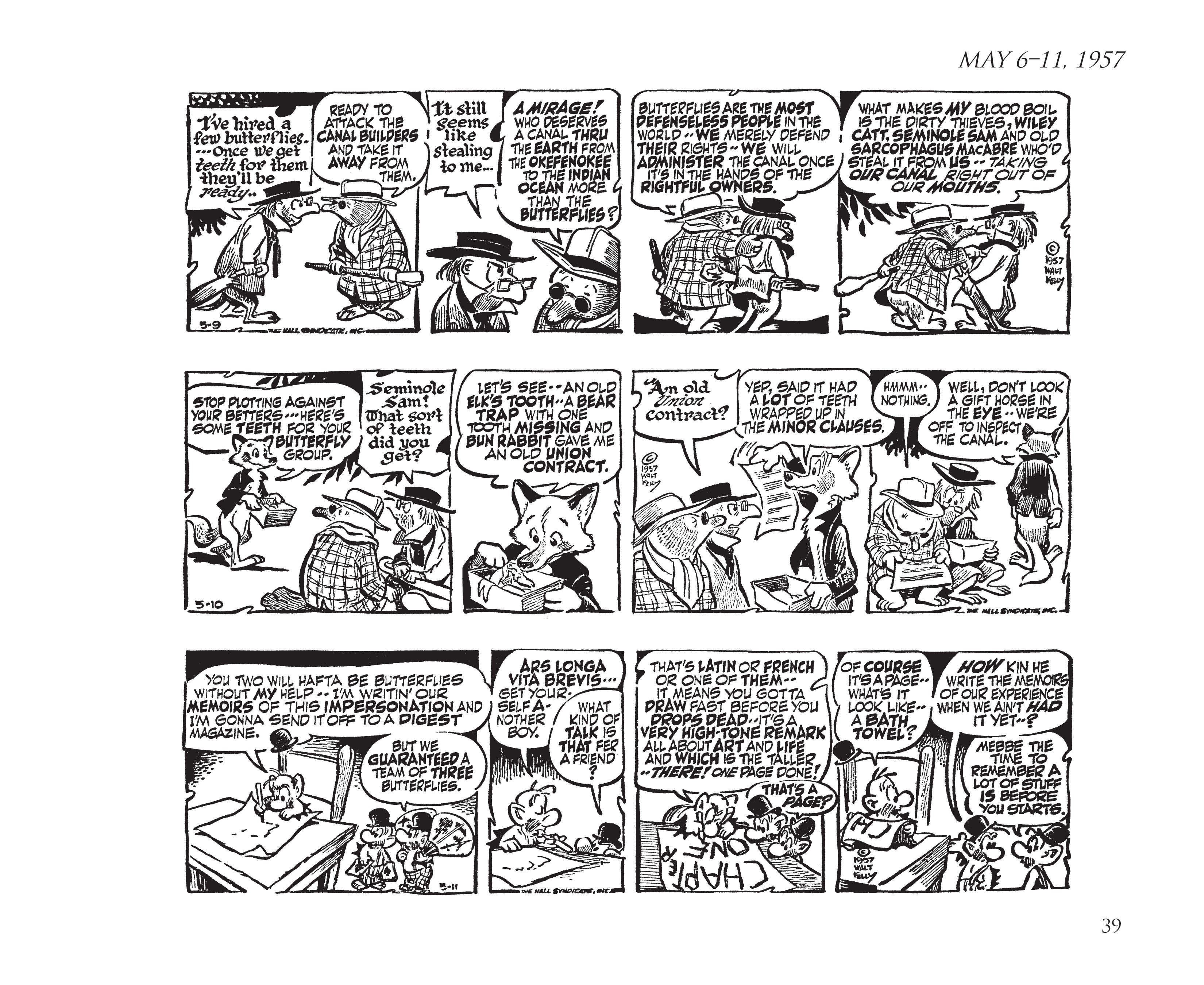 Read online Pogo by Walt Kelly: The Complete Syndicated Comic Strips comic -  Issue # TPB 5 (Part 1) - 48