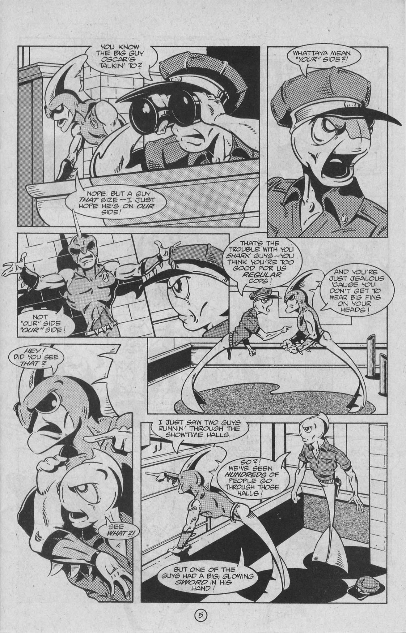 Read online The Fish Police comic -  Issue #19 - 7